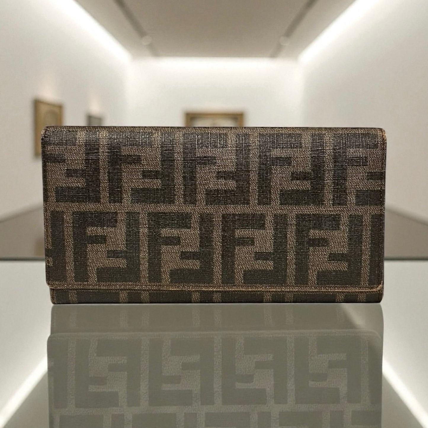 FENDI Zucca Continental Wallet