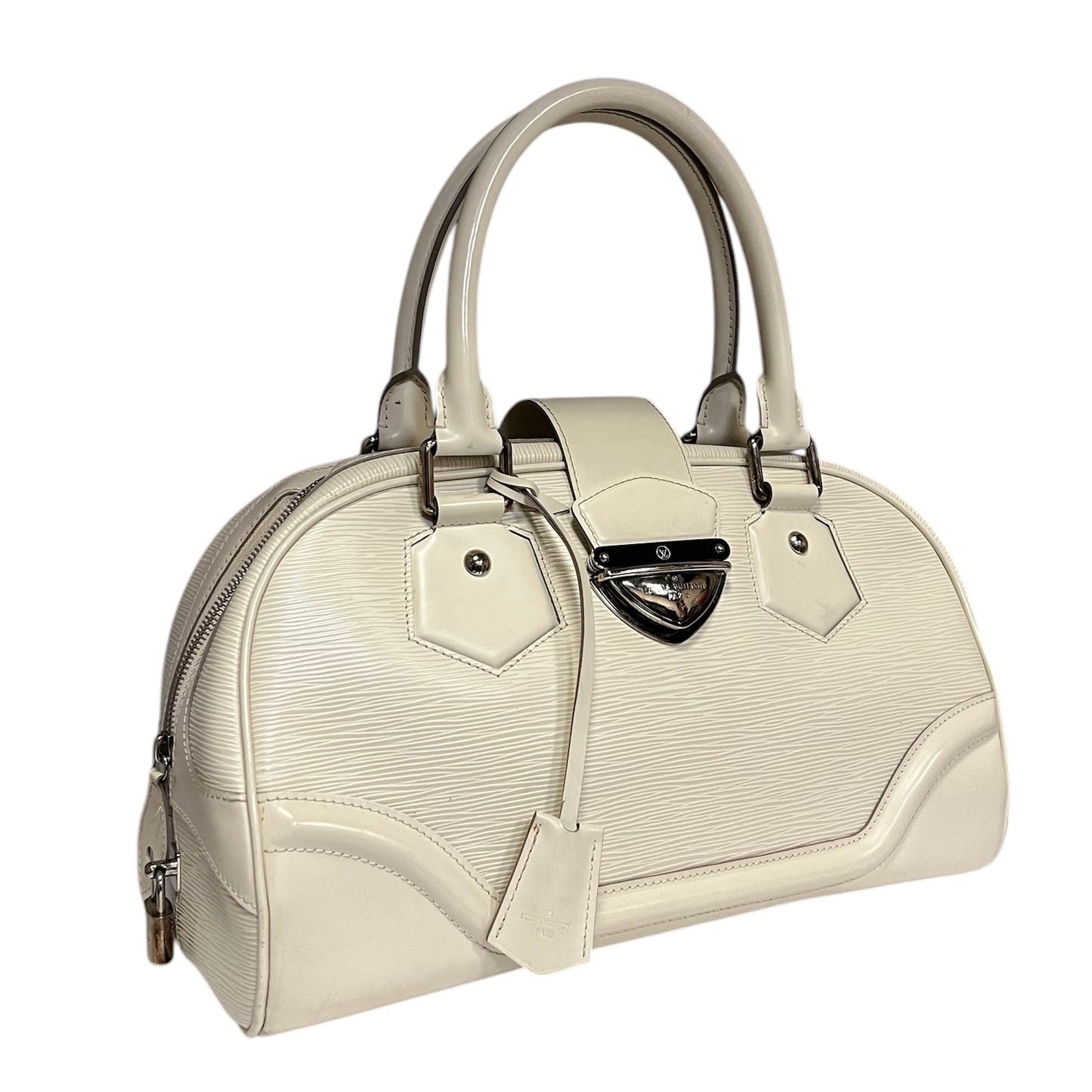 LOUIS VUITTON Montaigne GM in Ivory Epi Leather