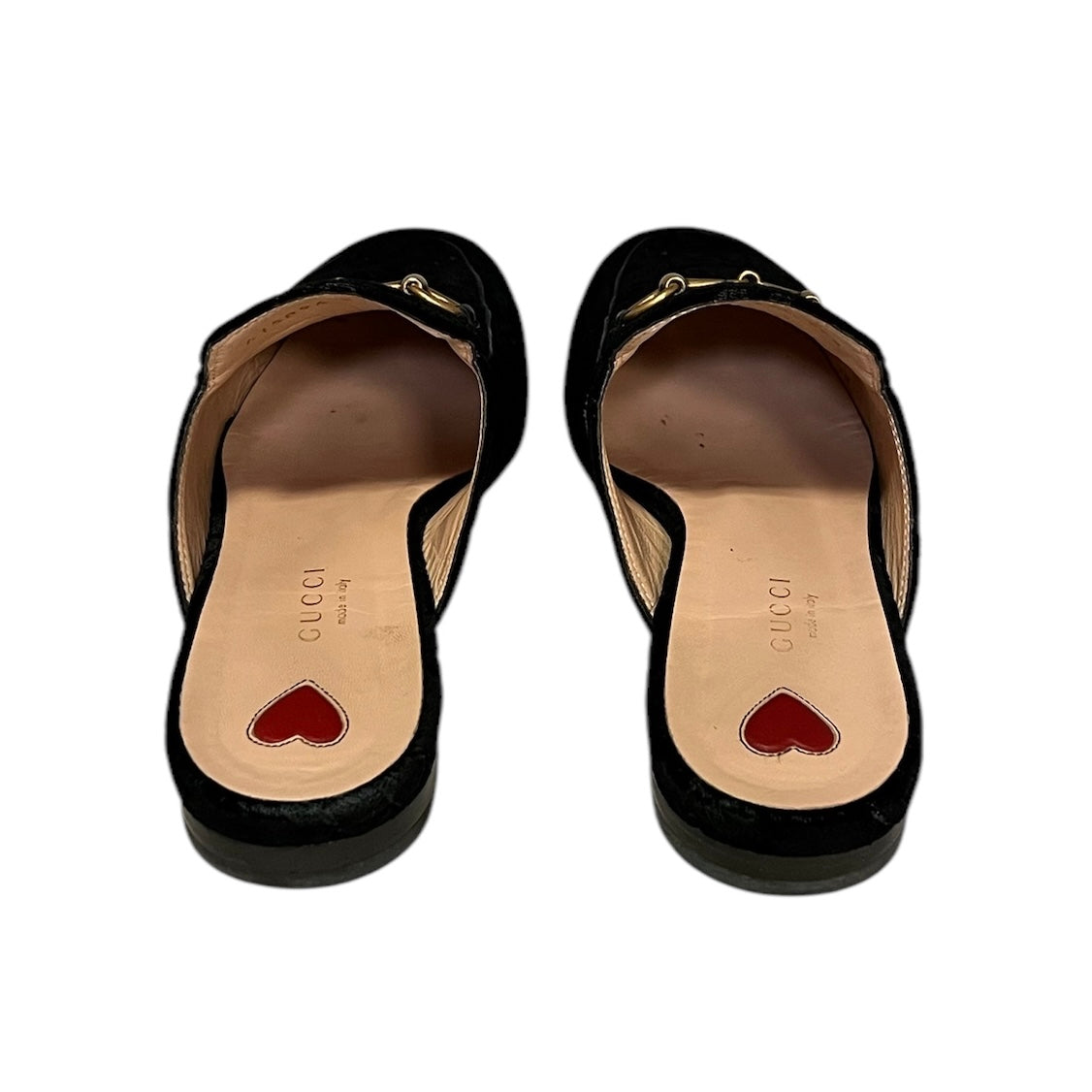 GUCCI Princetown GG Velvet Mules | Size 37.5