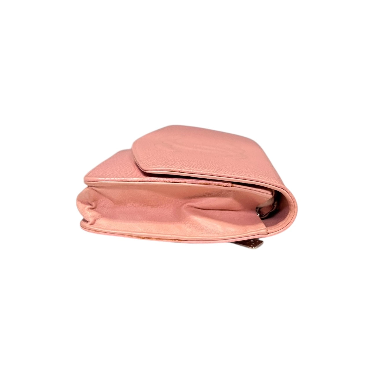 CHANEL Timeless Wallet on Chain in Pink Caviar Leather