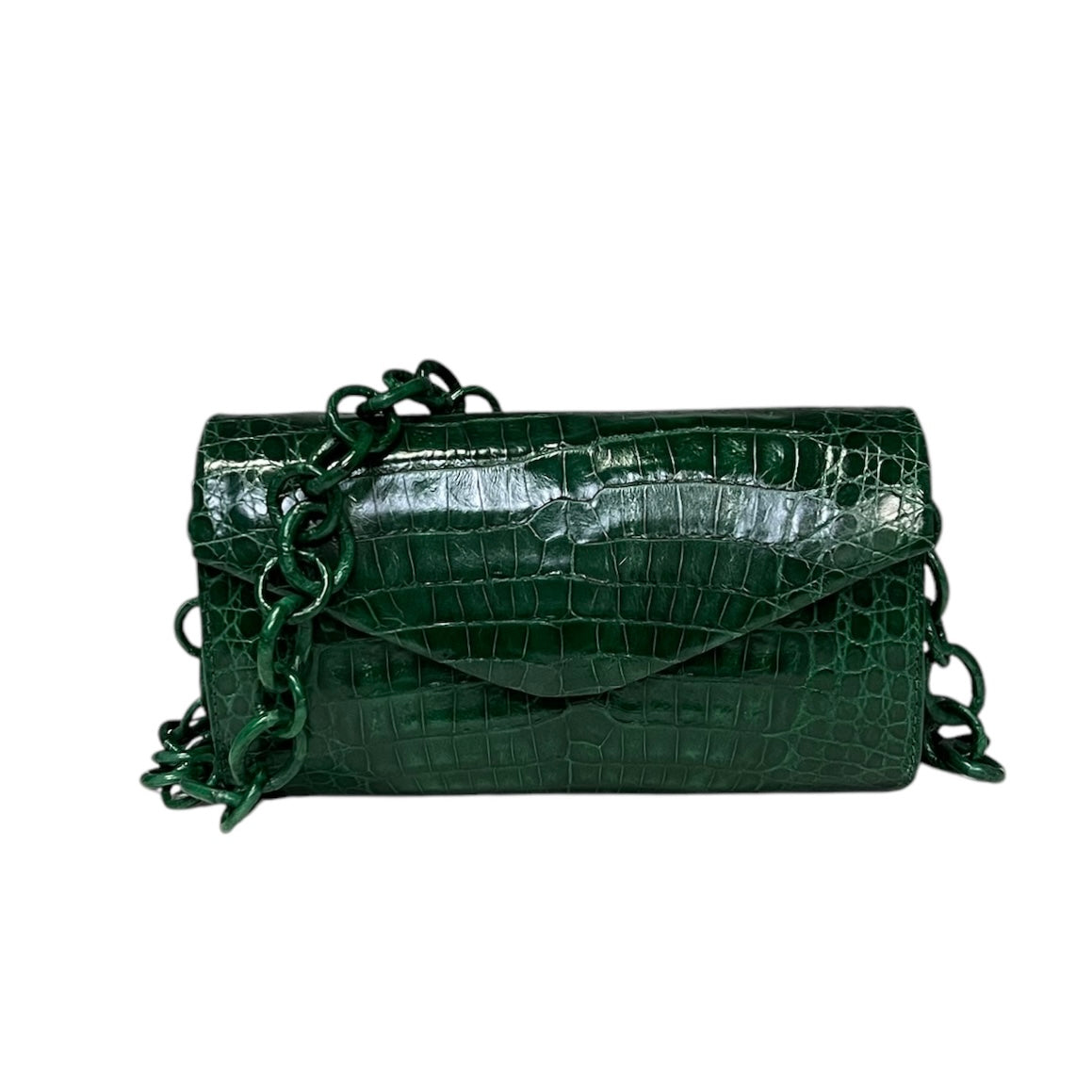 NANCY GONZALEZ Crocodile Crossbody Shoulder Bag