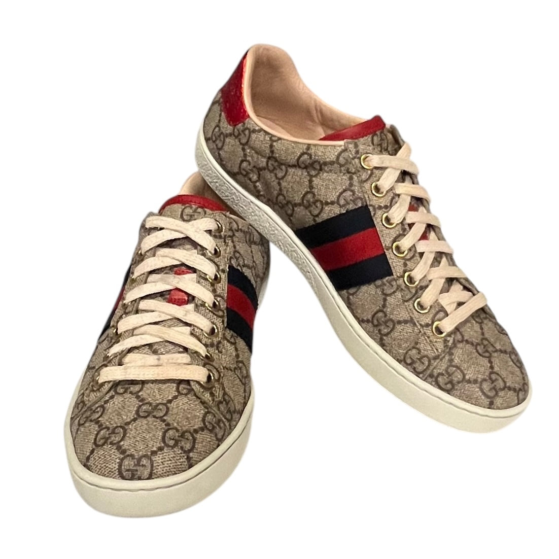 GUCCI GG Web Ace Sneakers | Size 37
