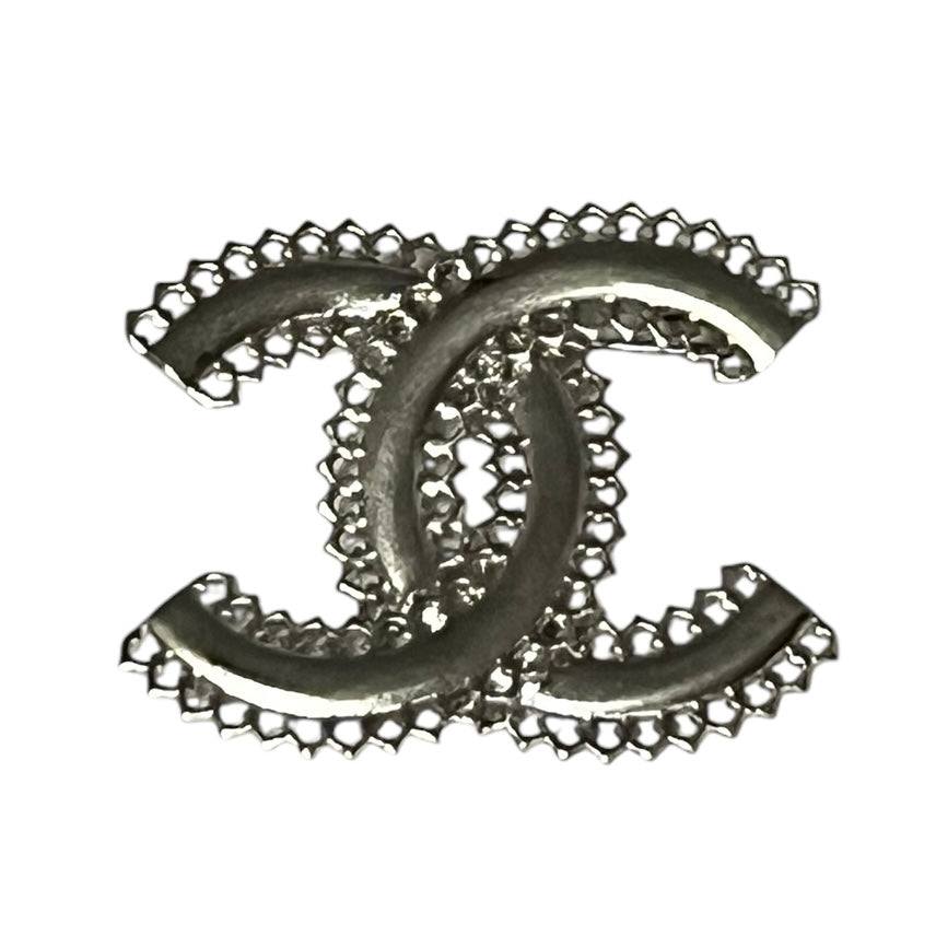 CHANEL Lace Filigree Brooch