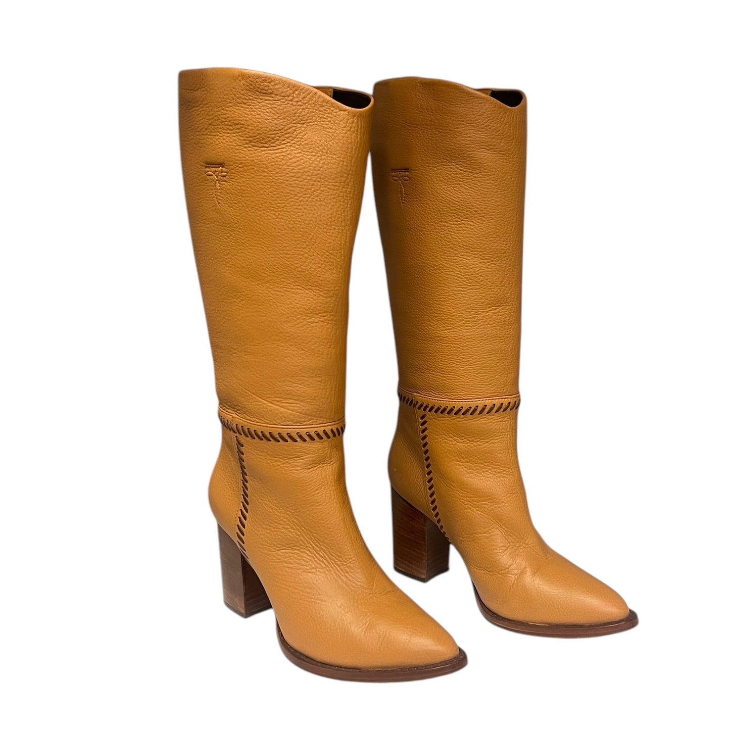 LUCCHESE Whipstitched Boots | Size 36