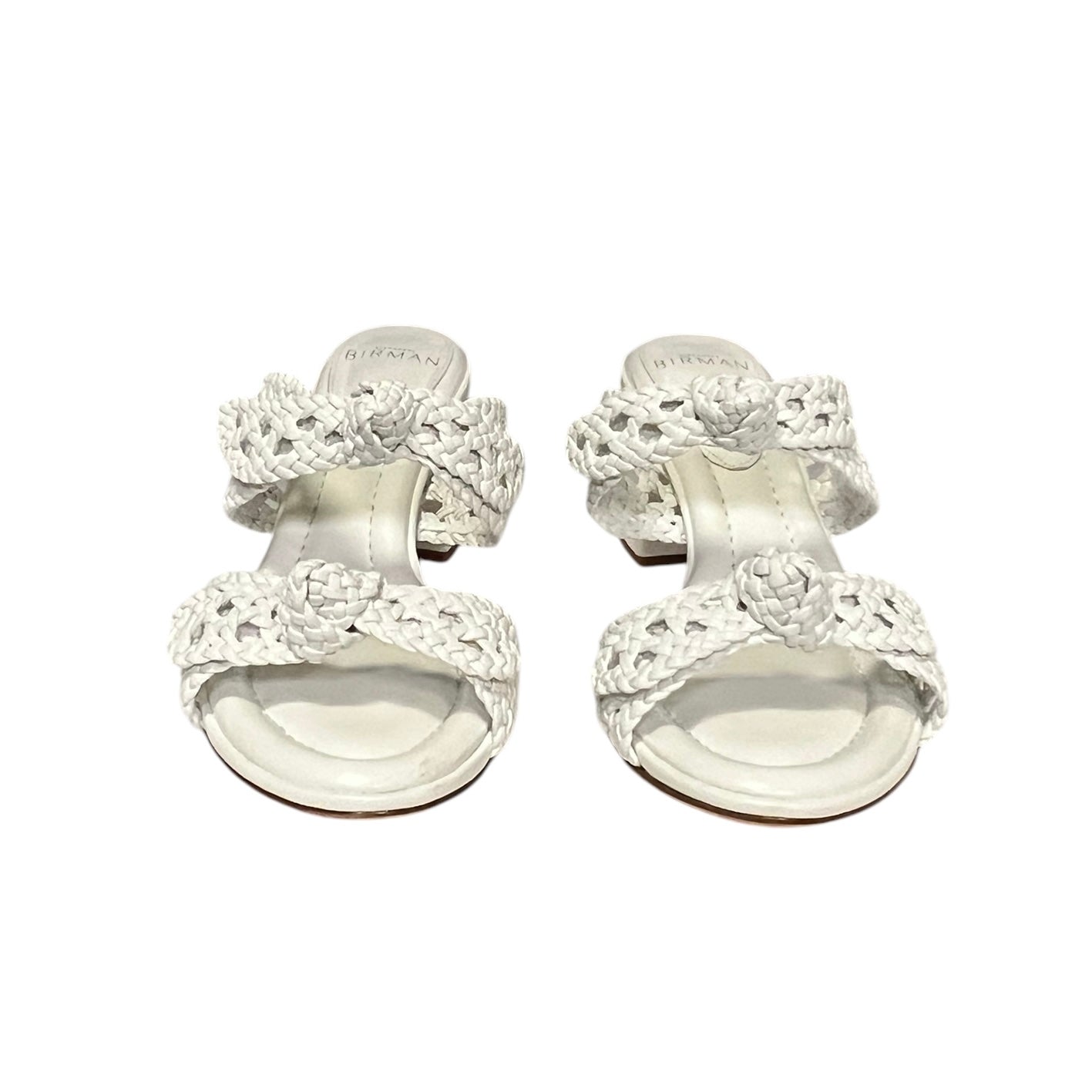 ALEXANDRE BIRMAN Clarita Braided Sandal White | Size 38