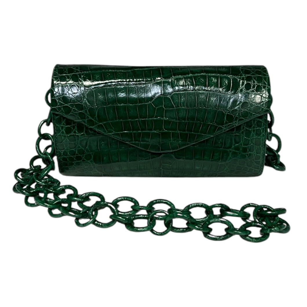 NANCY GONZALEZ Crocodile Crossbody Shoulder Bag