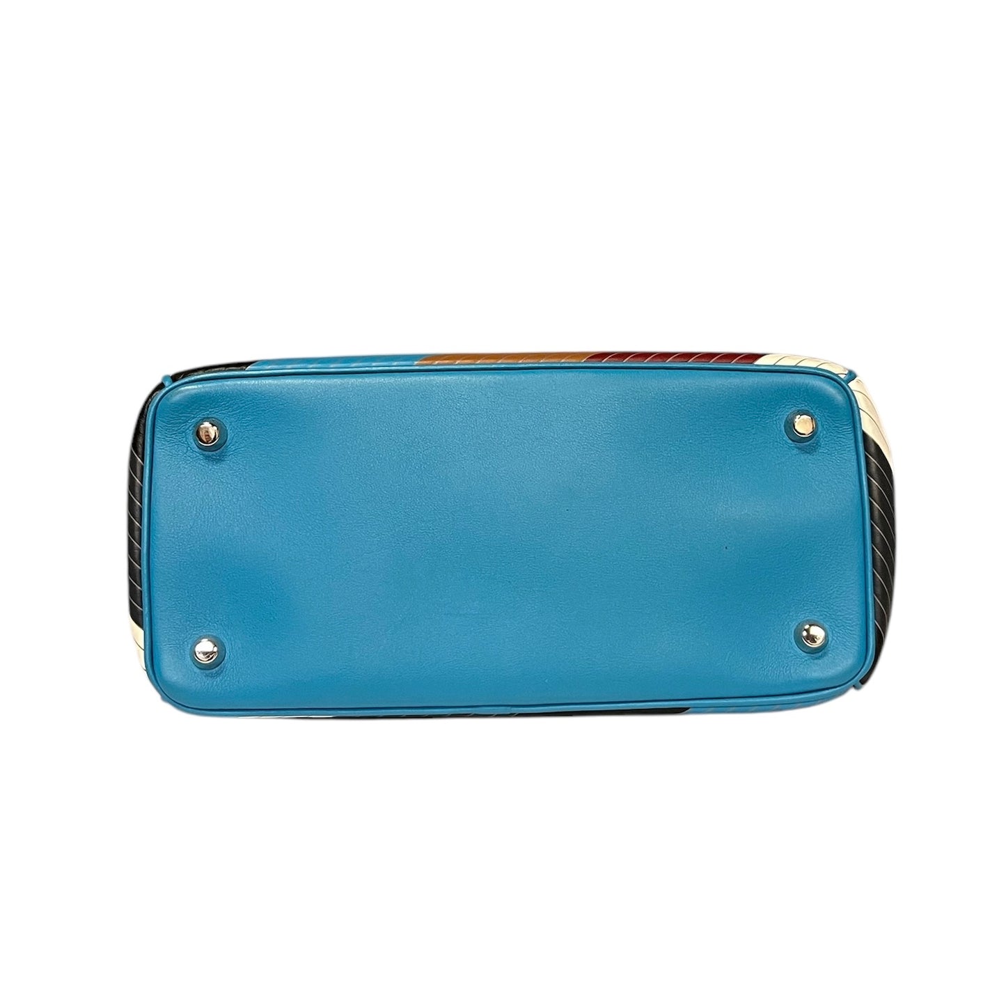 DIOR Be Dior Pleated Top Handle Handbag