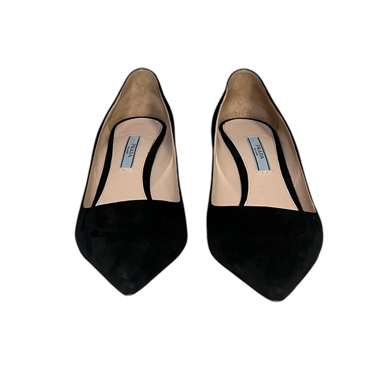 Prada Suede Kitten Heels | Size 38.5
