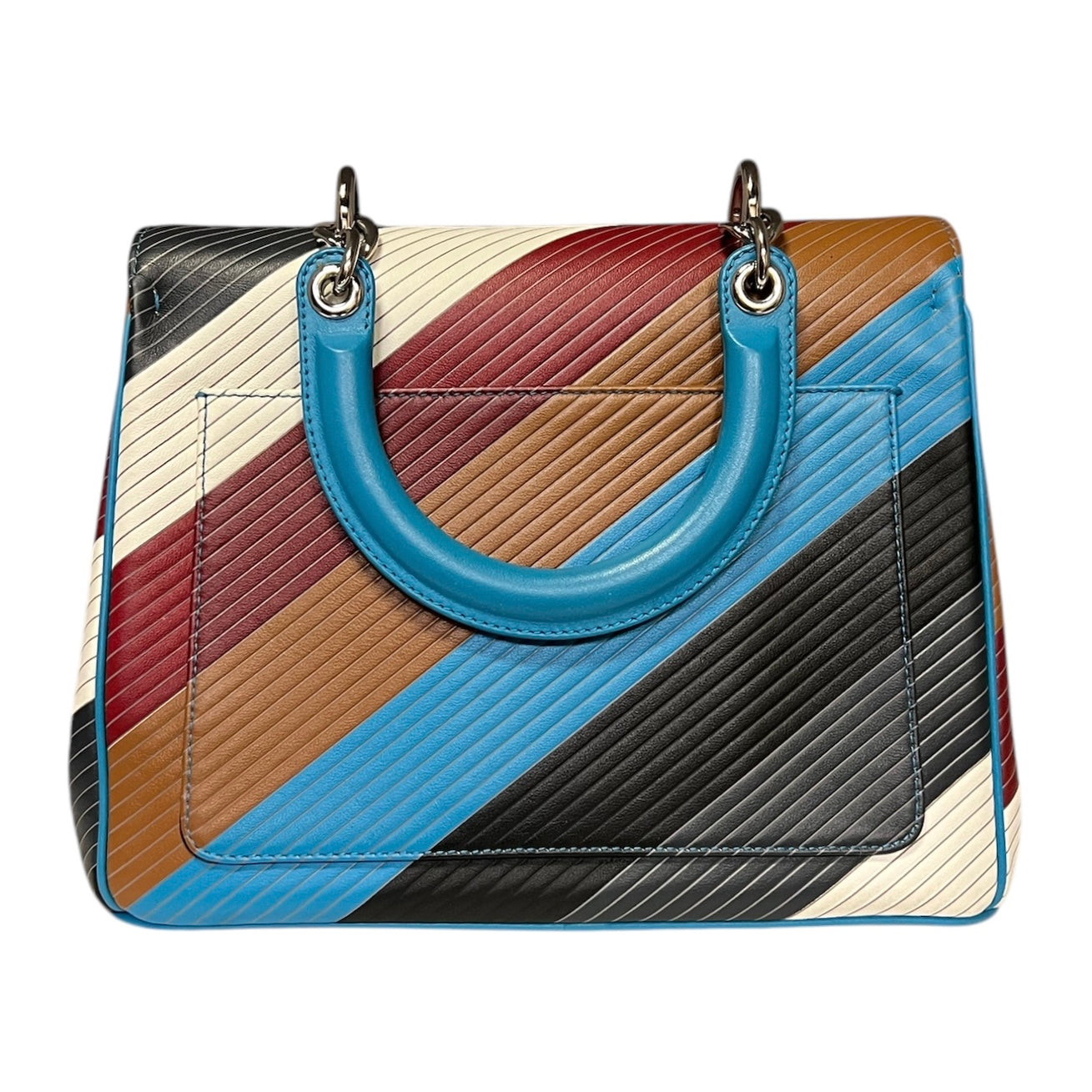 DIOR Be Dior Pleated Top Handle Handbag