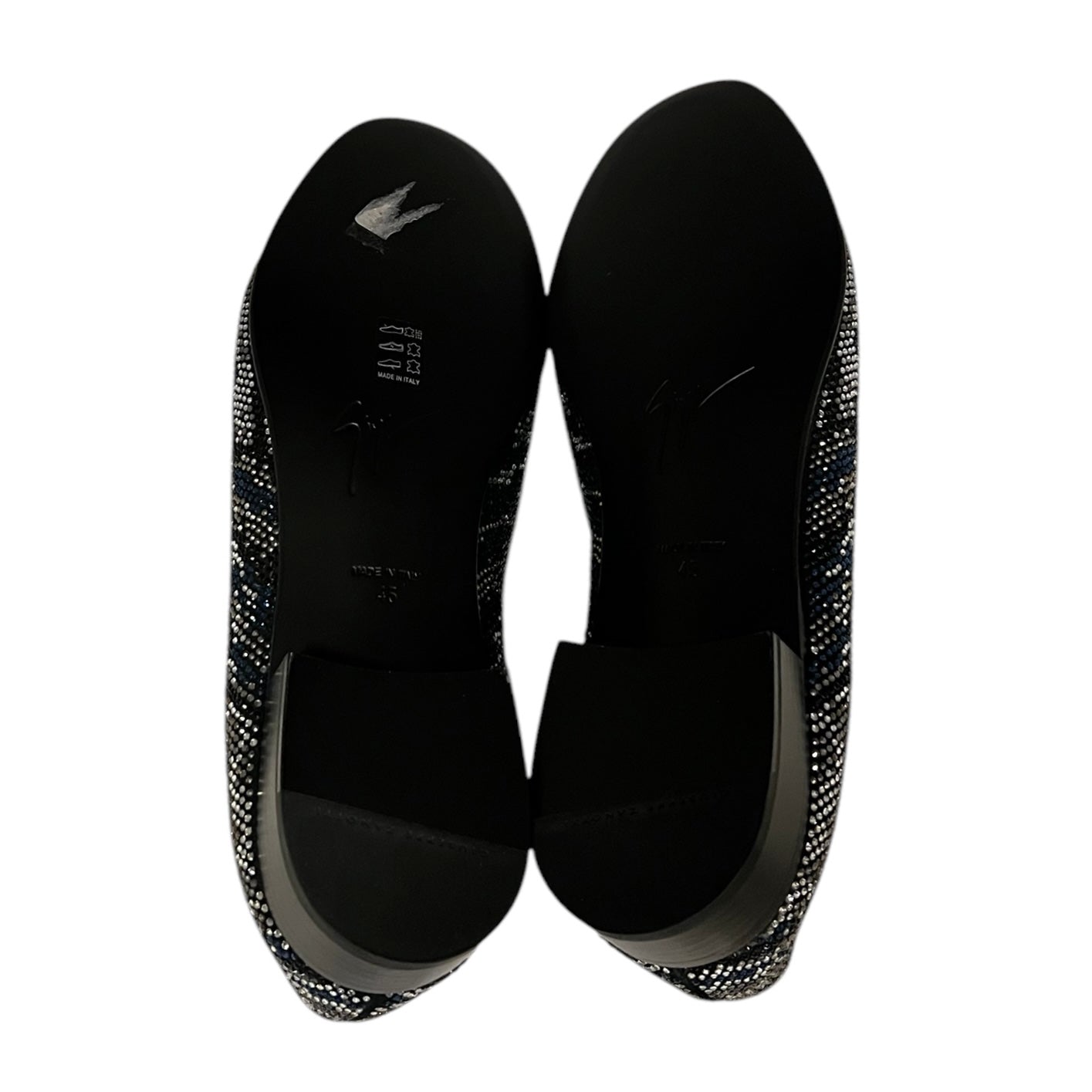 GIUSEPPE ZANOTTI Lewis Crystal Loafers | 45