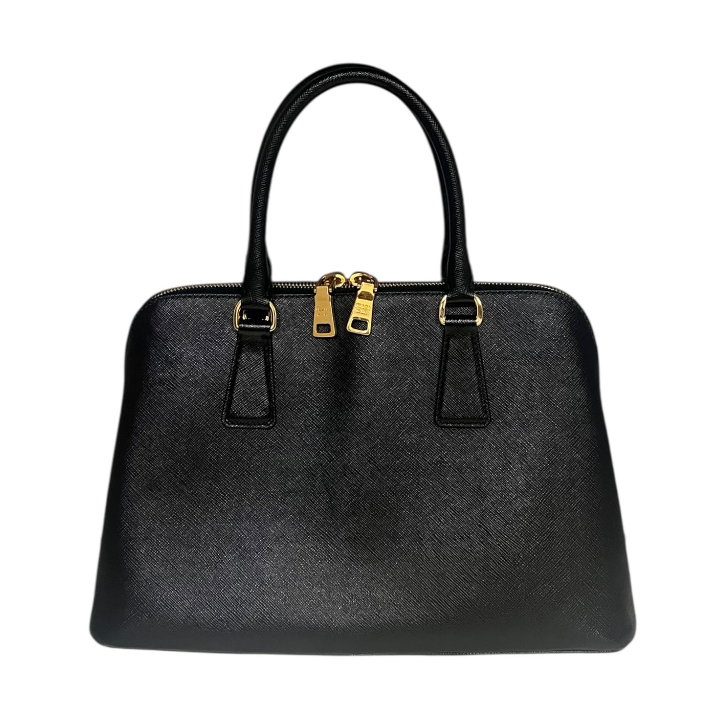 PRADA Medium Promendade Top Handle Shoulder Bag in Black