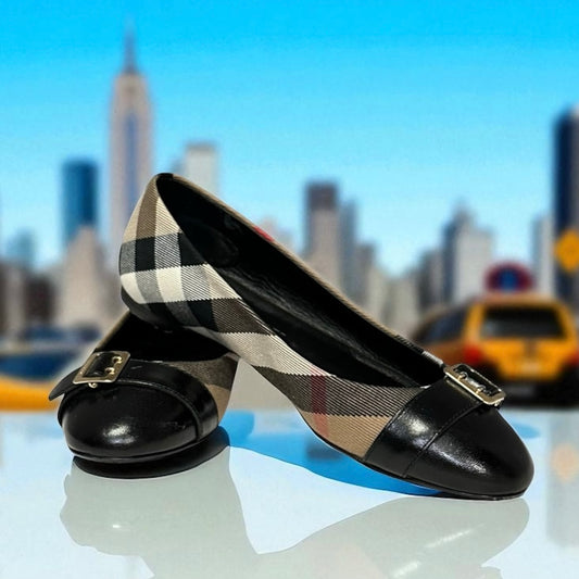 BURBERRY Avon Check Ballerinas | 36.5