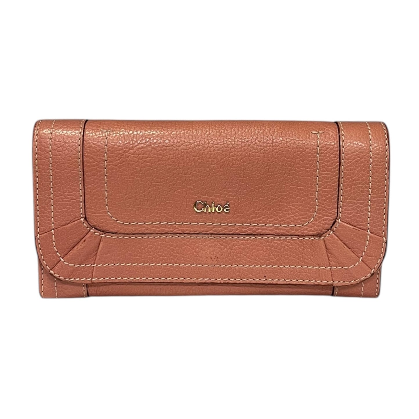 CHLOE Continental Wallet in Dusty Rose