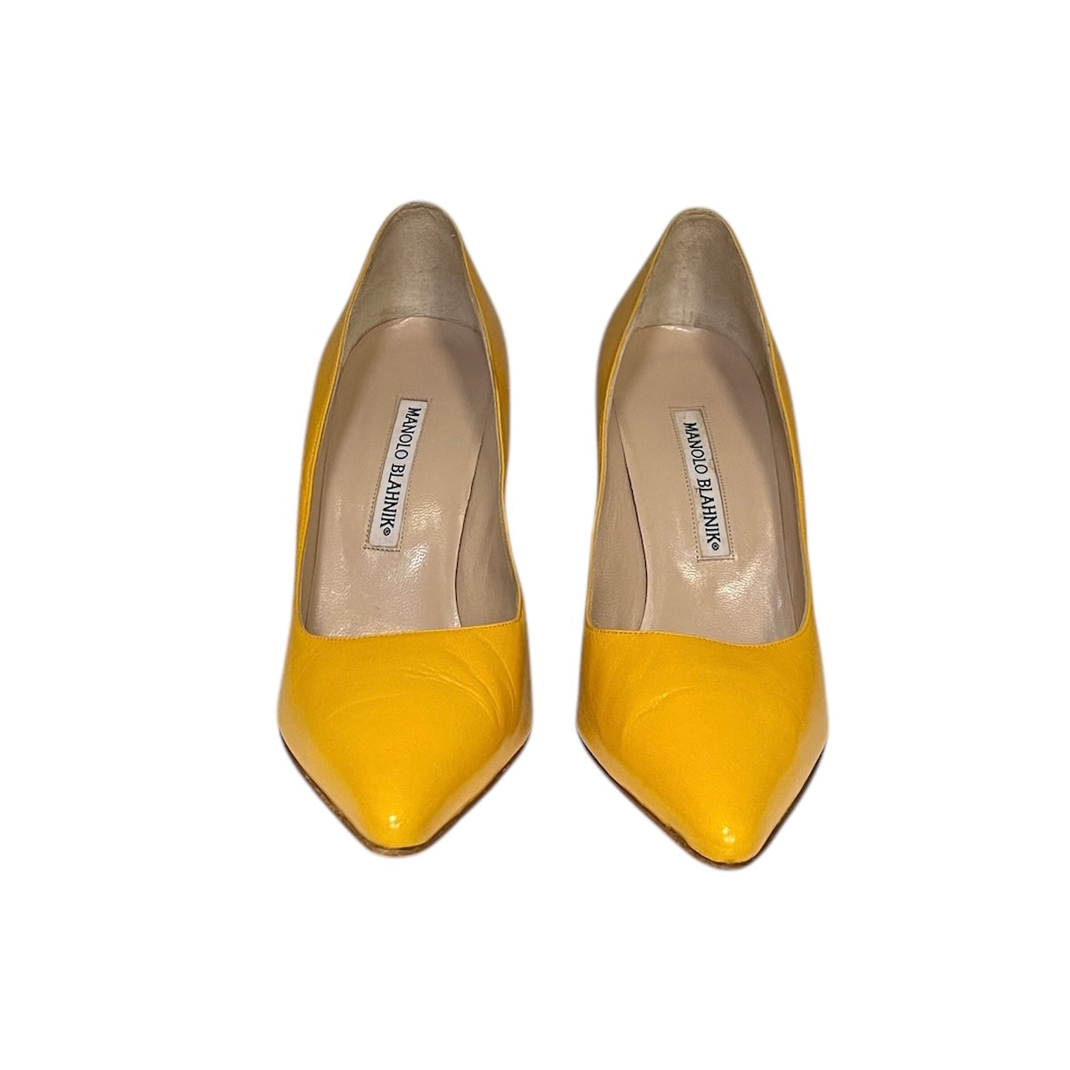 MANOLO BLAHNIK Pumps in Yellow | Size 38