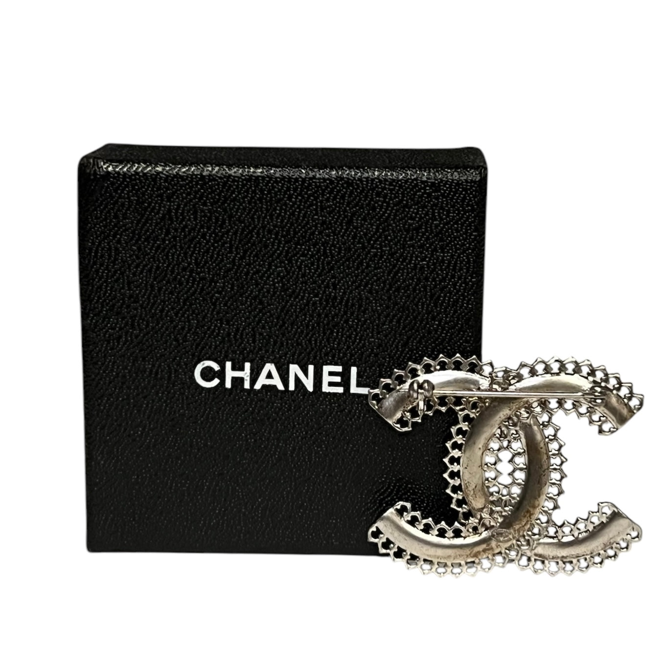 CHANEL Lace Filigree Brooch