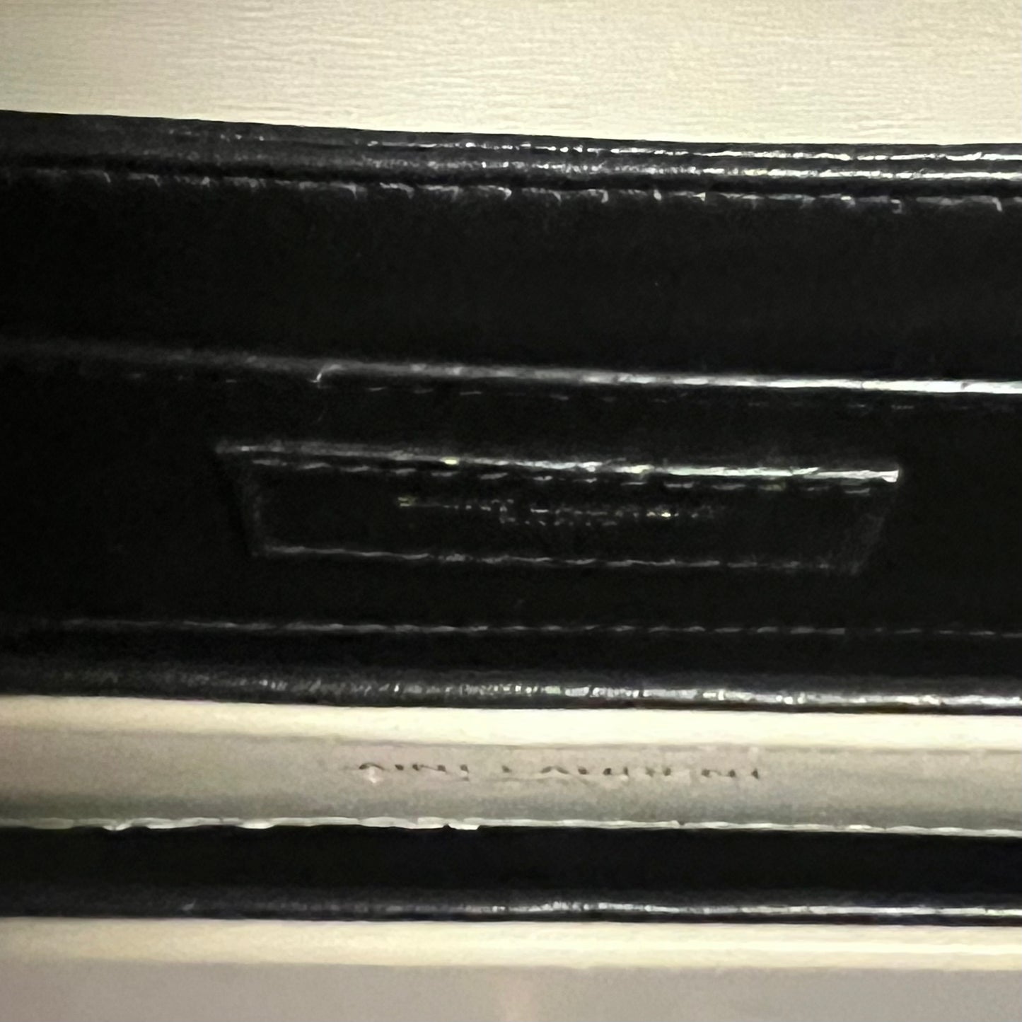 SAINT LAURENT Solferino Monogram Shoulder Bag in Blanc Vintage | Medium