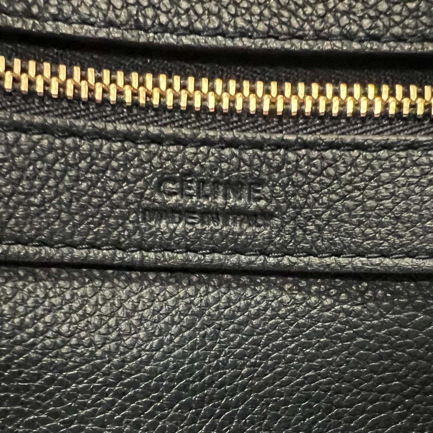 CELINE Cabas Phantom Belt Tote in Blue