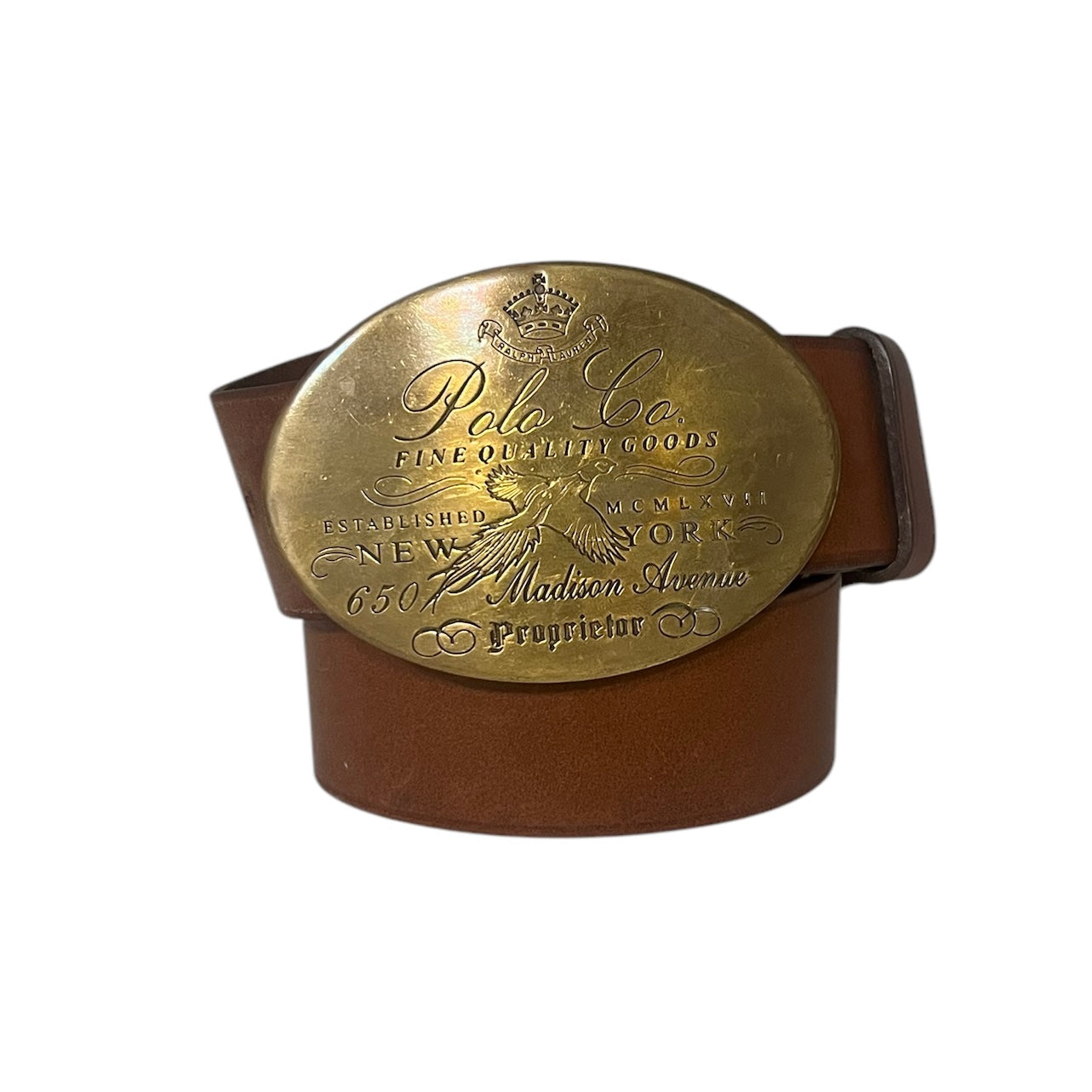 RALPH LAUREN Oval Buckle Belt