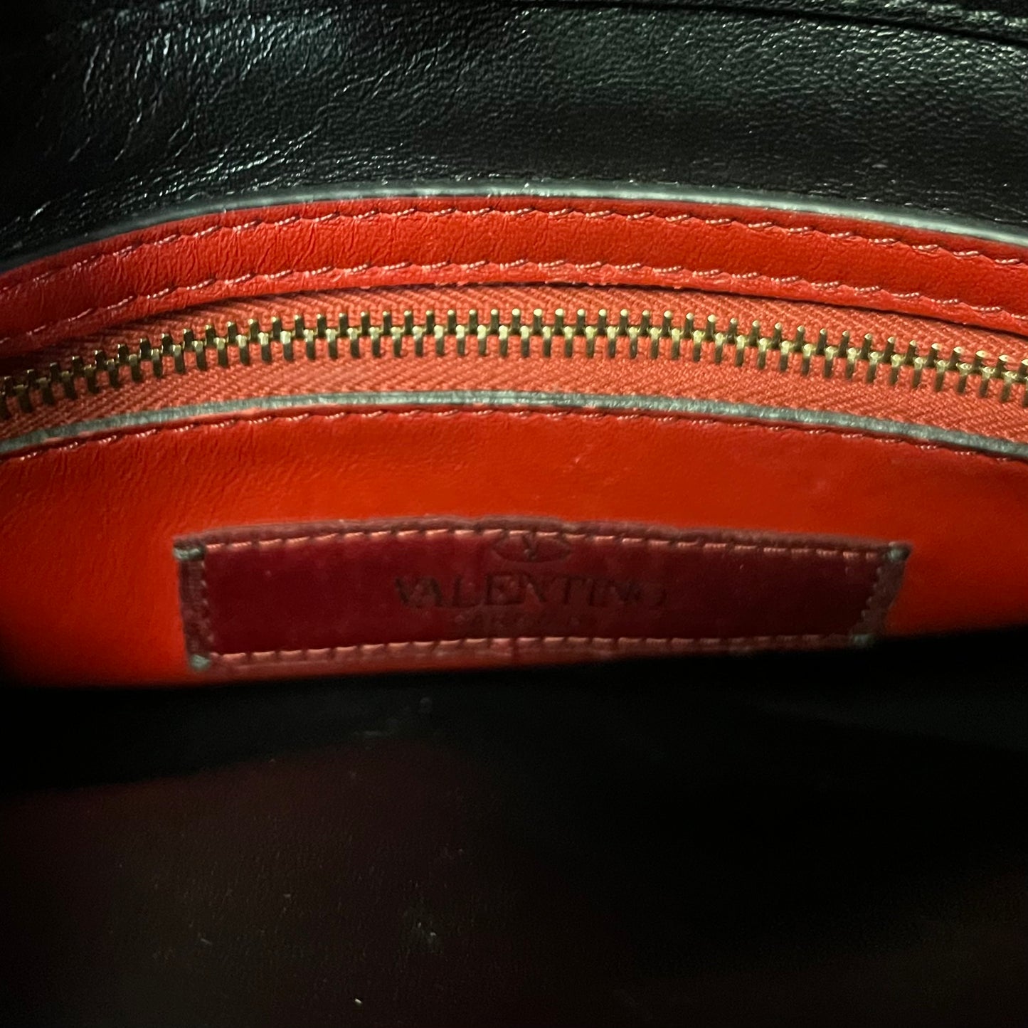 VALENTINO Microstud Top Handle Crossbody Tote