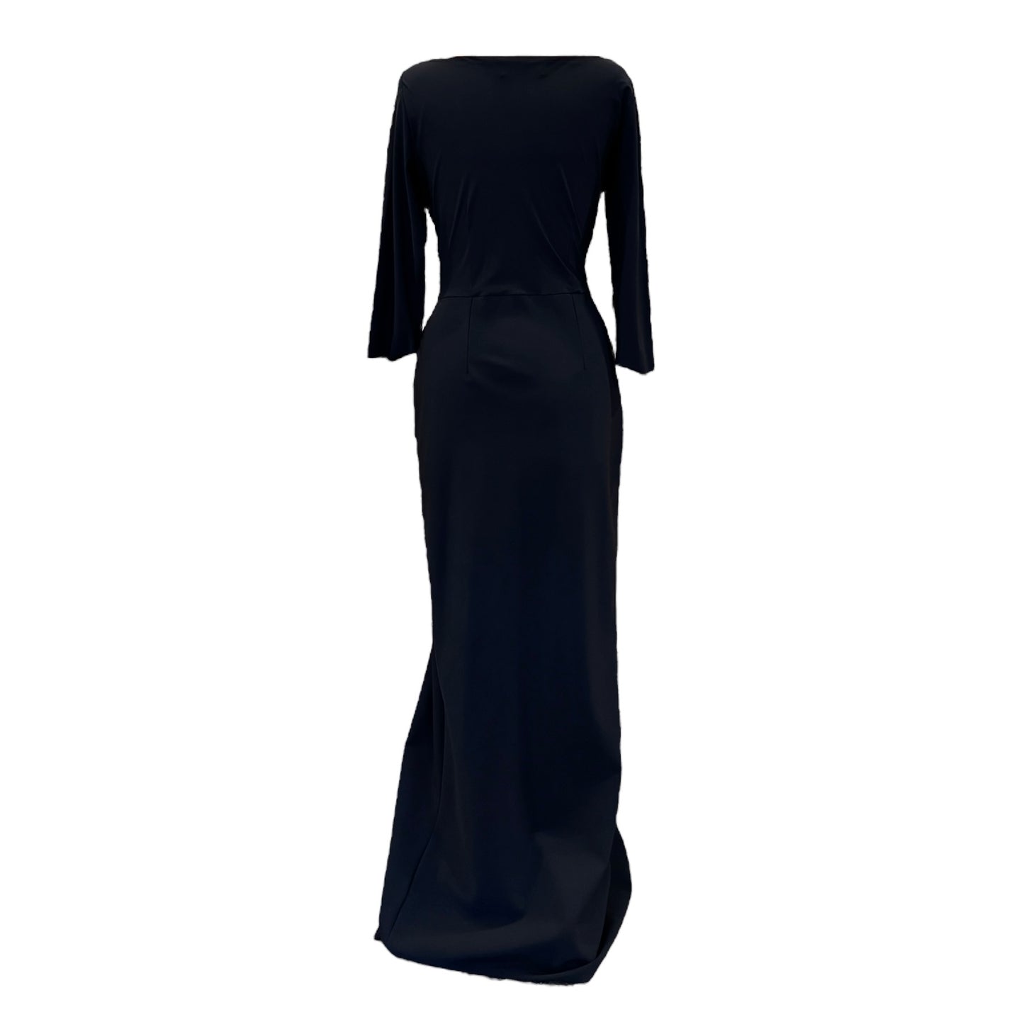 CHIARA BONI Long Sleeve Ruched Gown | Size 8