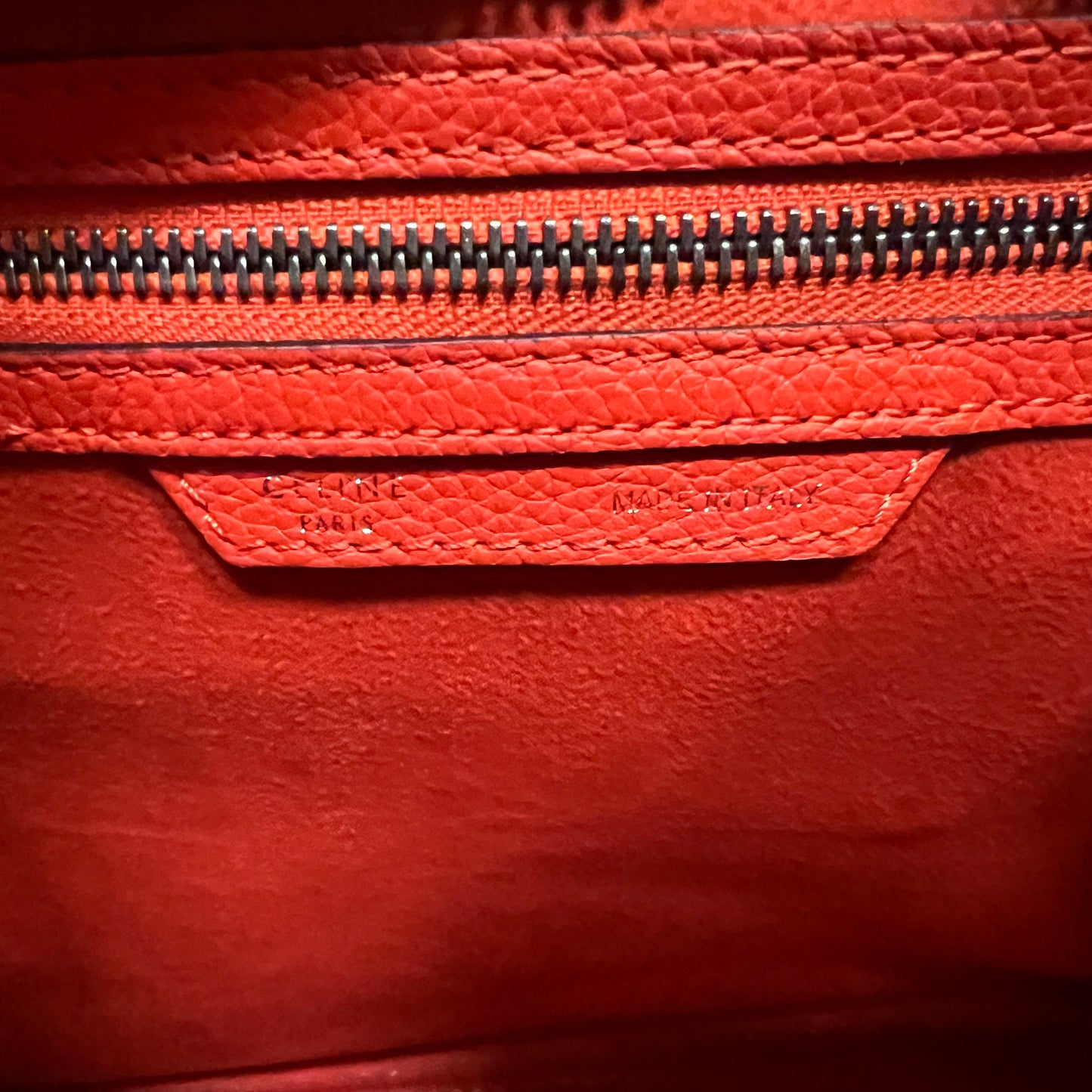 CELINE Micro Luggage | Coral