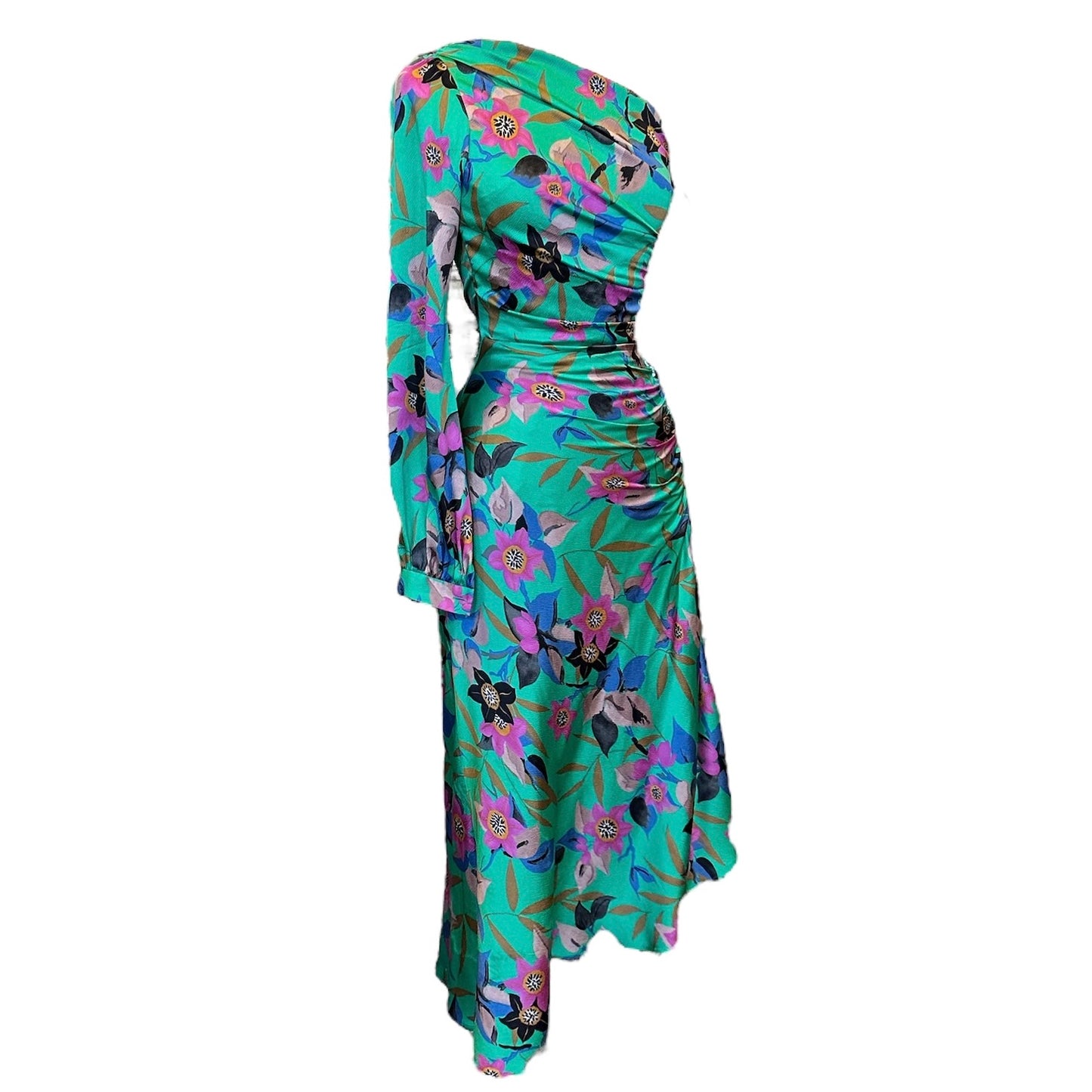ETRO One Shoulder Floral Gown | Size 40