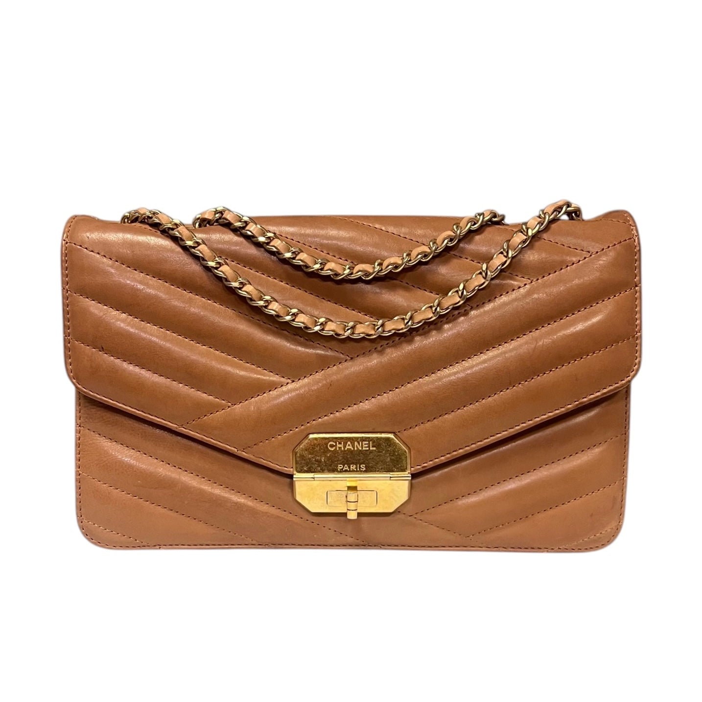 CHANEL Gabrielle Chevron Flap Bag
