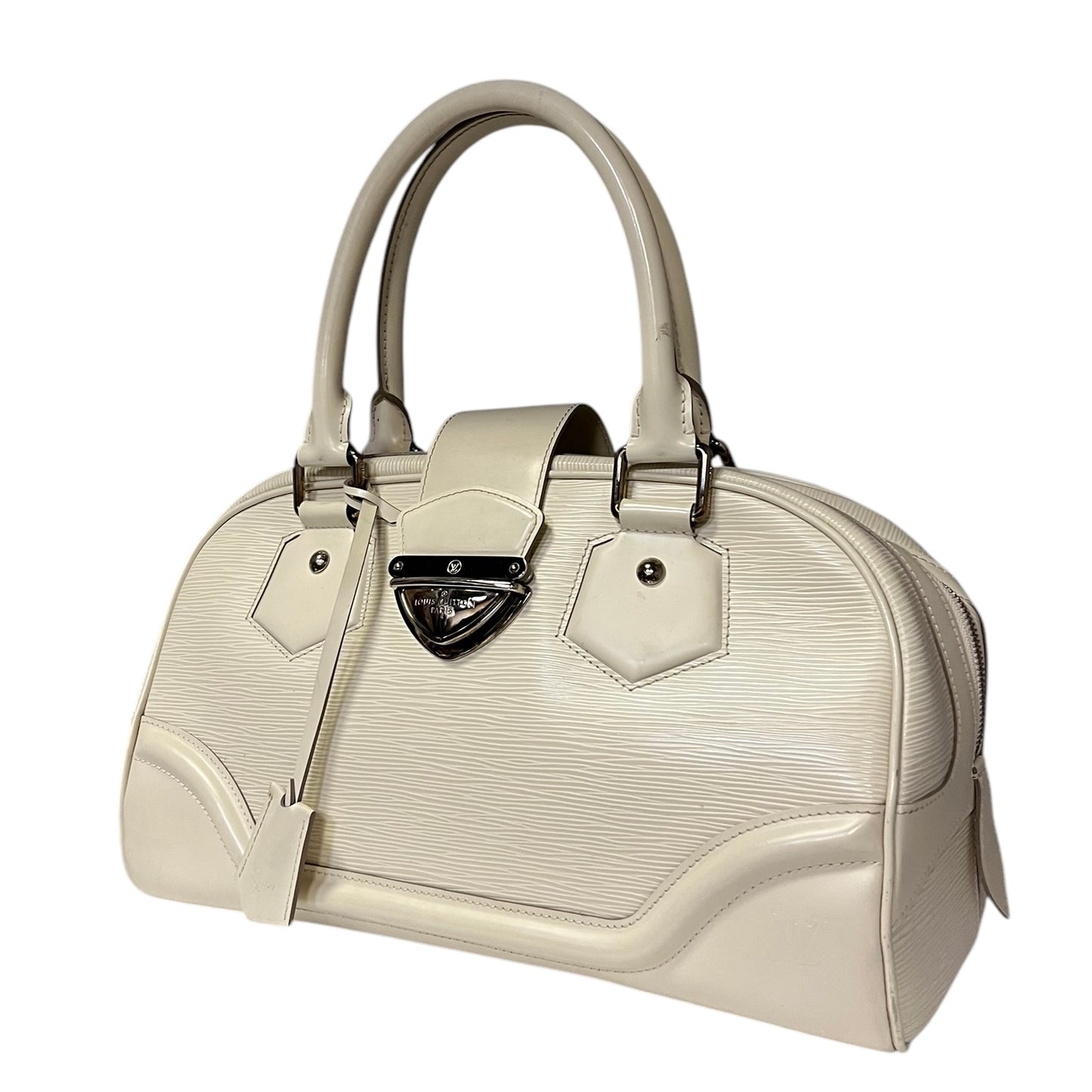 LOUIS VUITTON Montaigne GM in Ivory Epi Leather