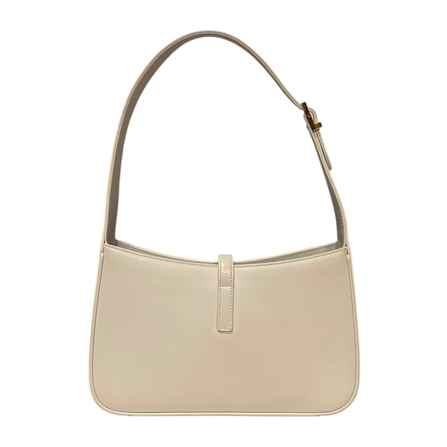 SAINT LAURENT LE 5 À 7 Shoulder Bag in Blanc Vintage