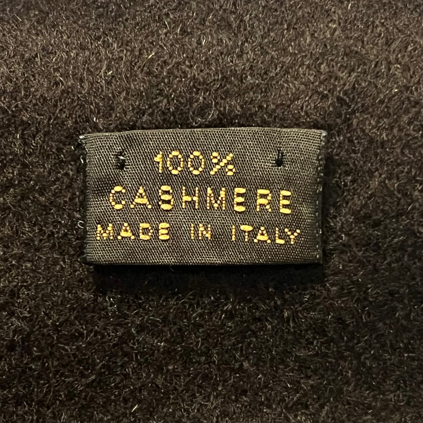 LORO PIANA Cashmere Scarf in Dark Brown