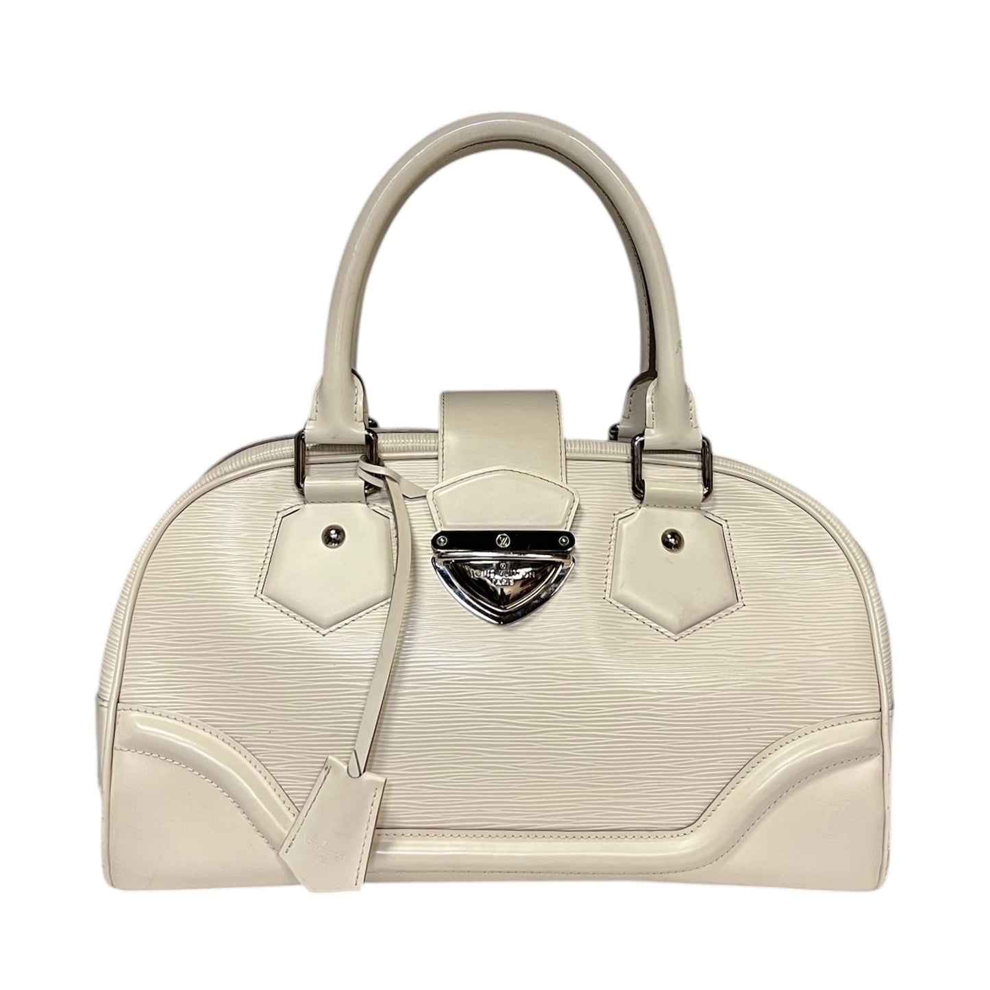 LOUIS VUITTON Montaigne GM in Ivory Epi Leather