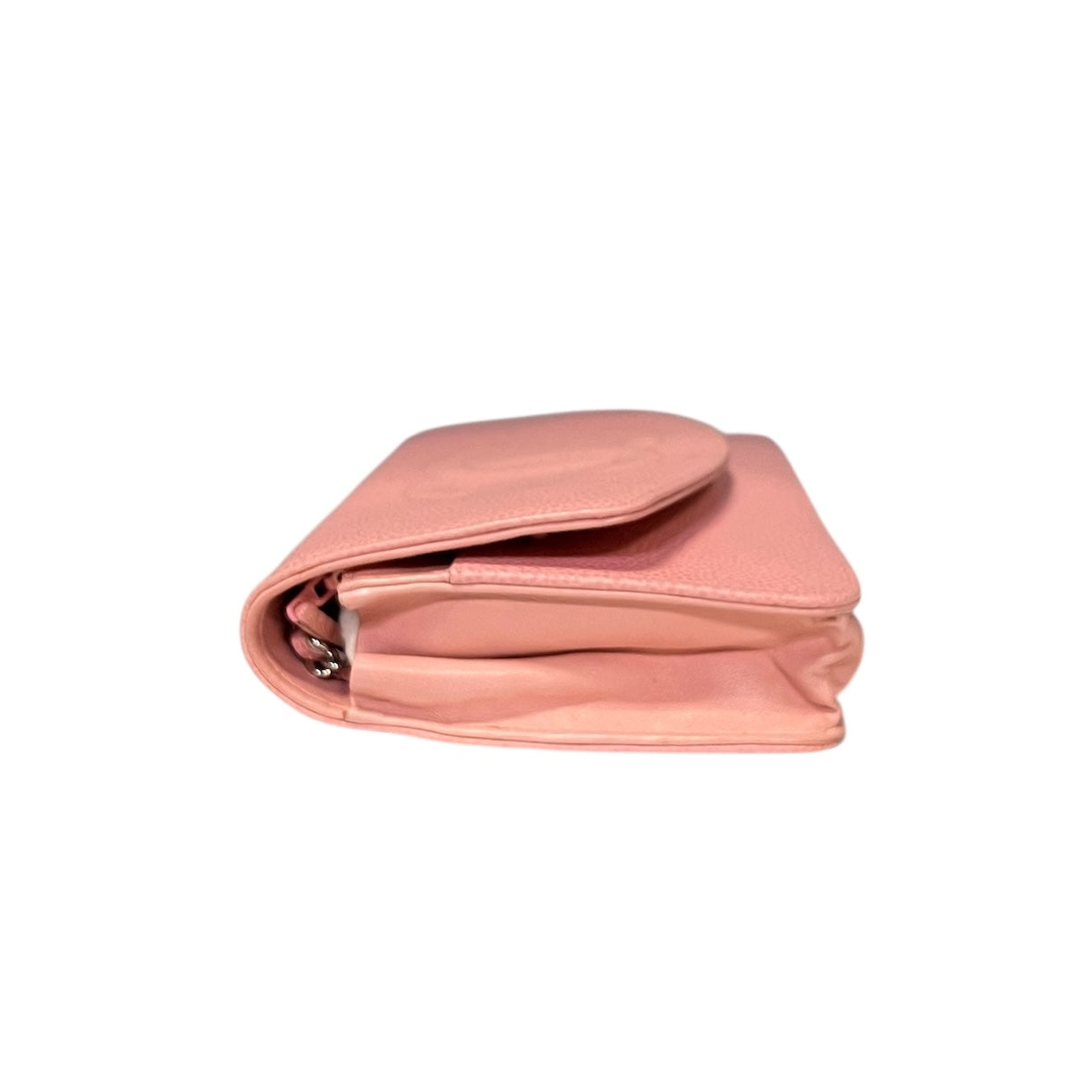 CHANEL Timeless Wallet on Chain in Pink Caviar Leather