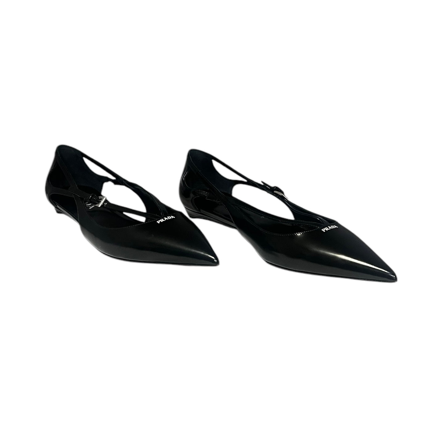 PRADA Strappy Kitten Heels | 40