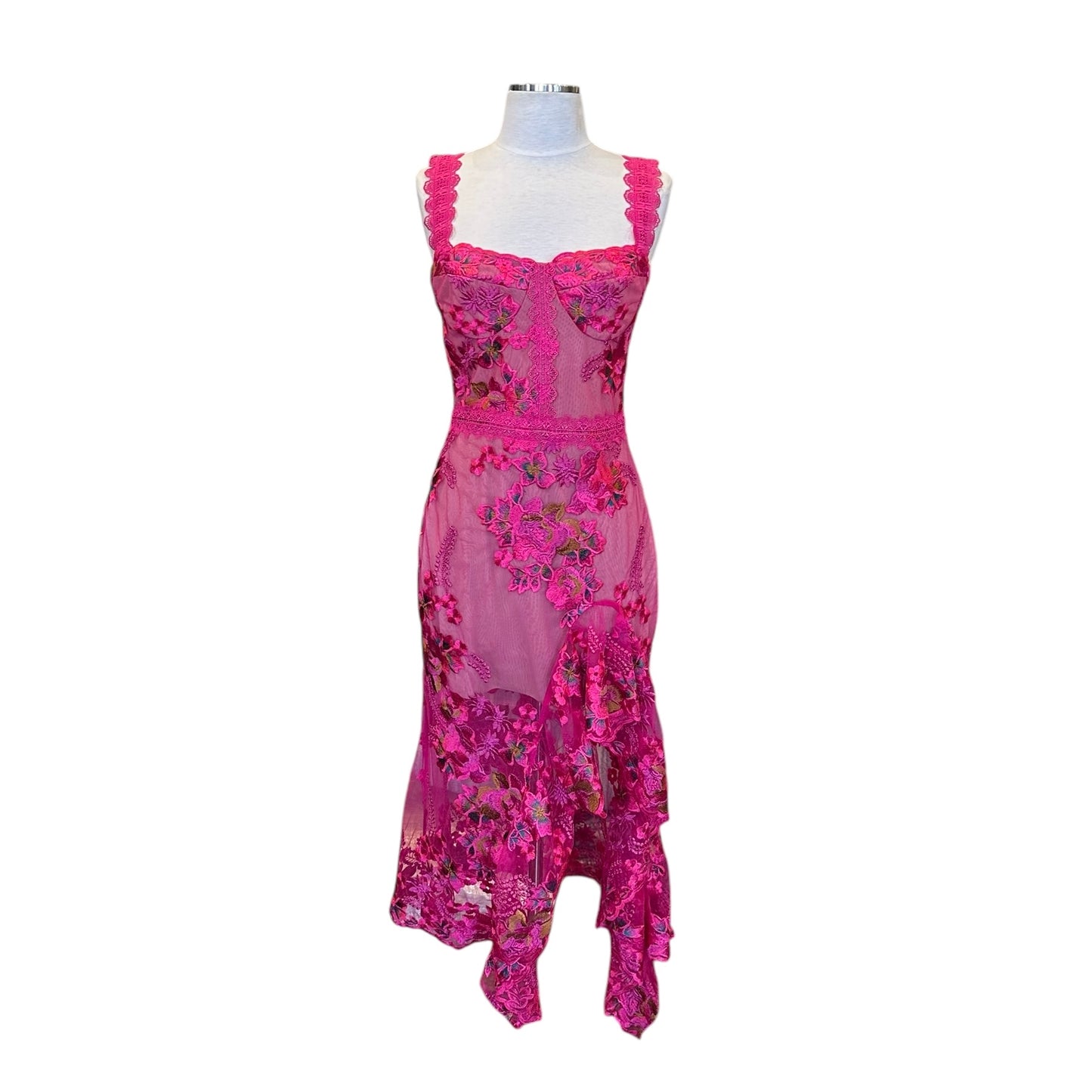 BRONX + BANCO Floral Lace Dress | Size S