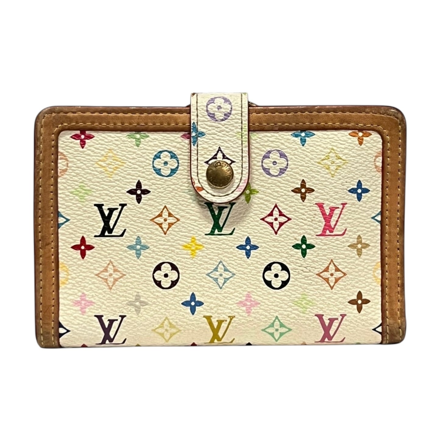 LOUIS VUITTON Multicolore Monogram French Purse Wallet
