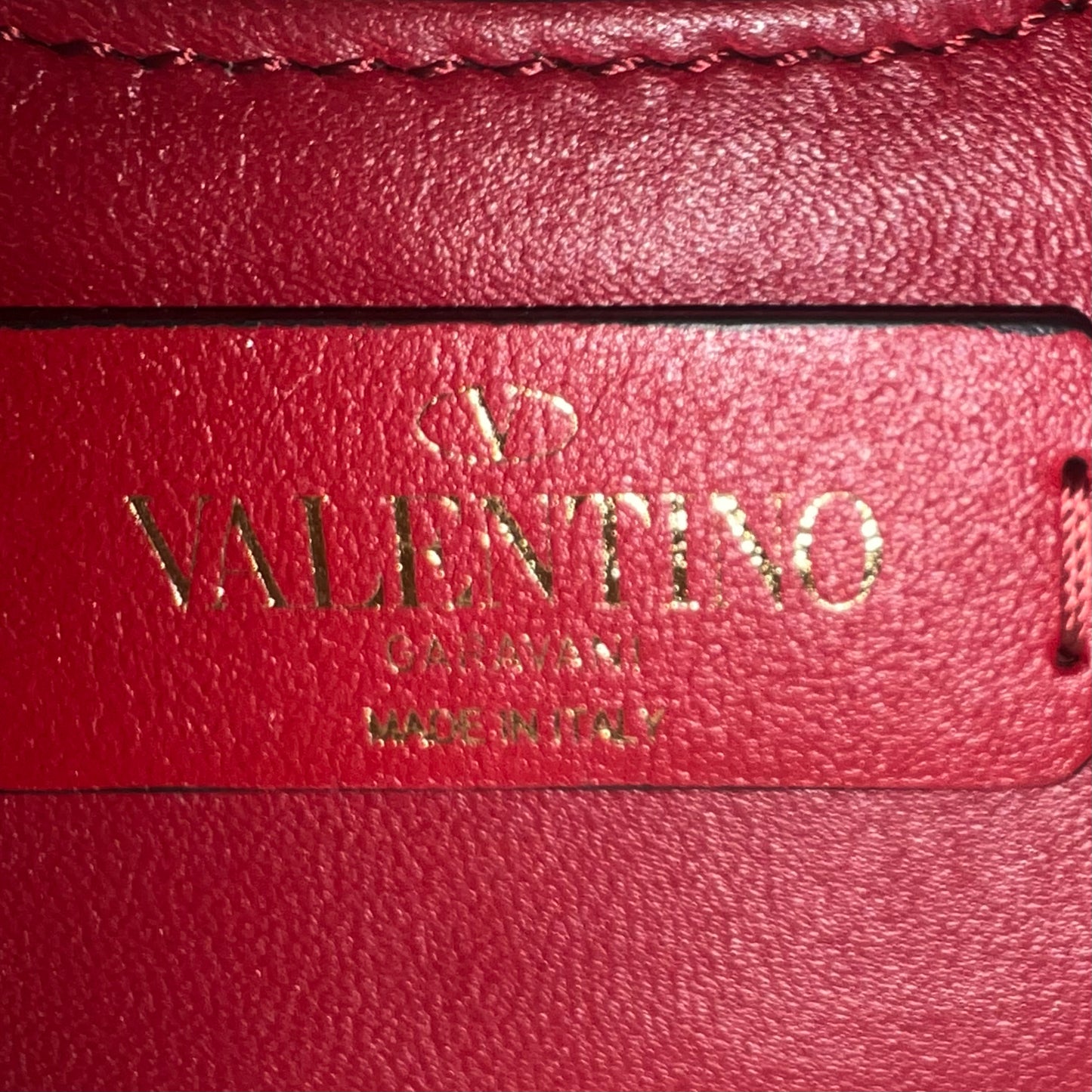 VALENTINO Mini Rockstud Crossbody Shoulder Bag Red