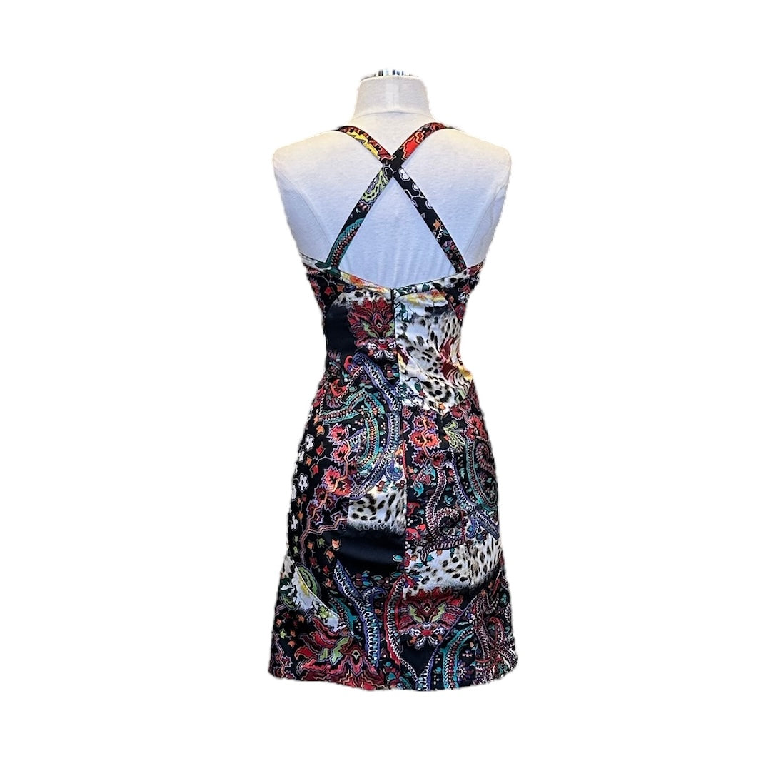 JUSTCAVALLI Print Mini Dress | Size Small