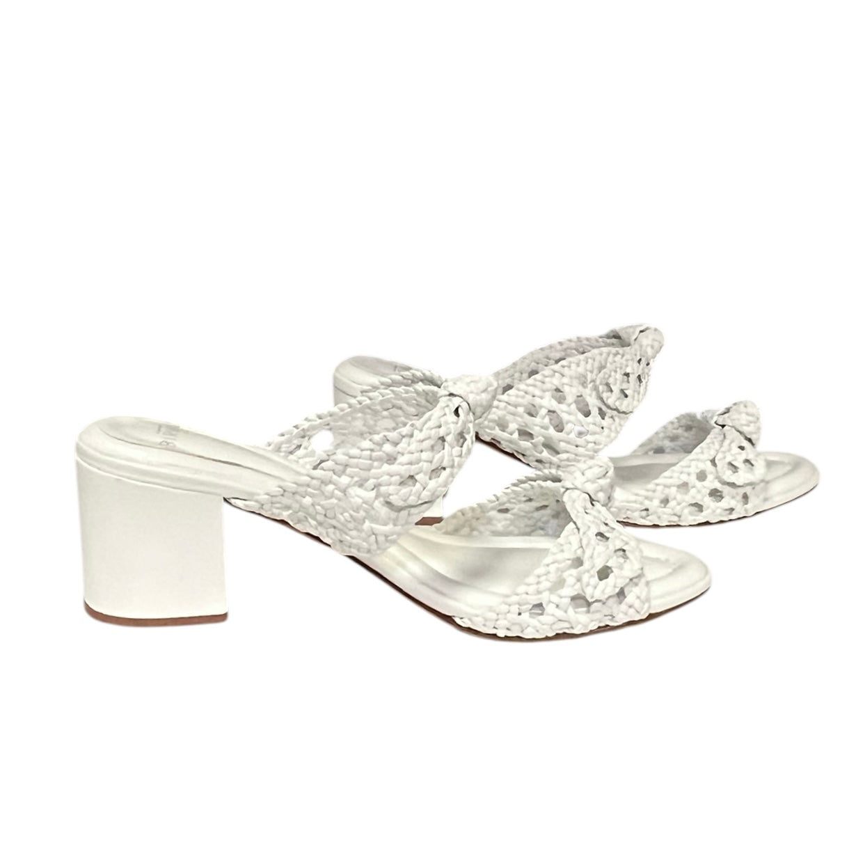 ALEXANDRE BIRMAN Clarita Braided Sandal White | Size 38