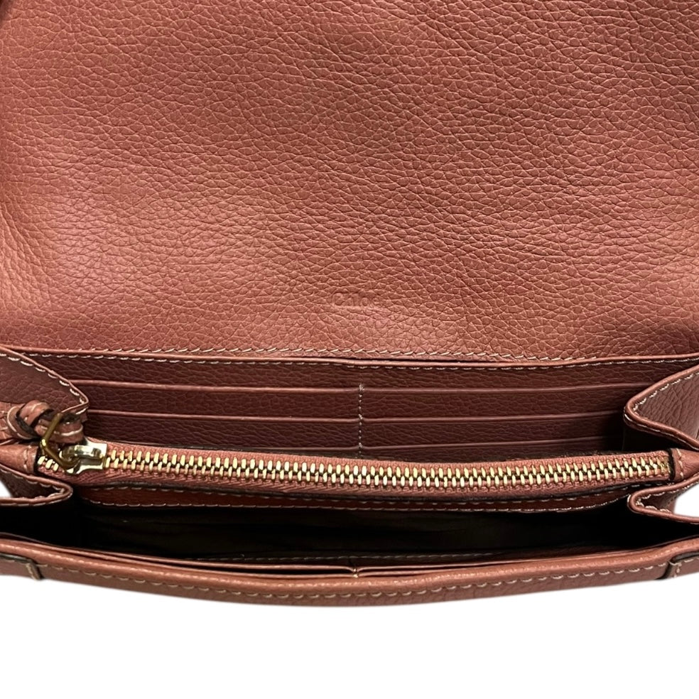 CHLOE Continental Wallet in Dusty Rose