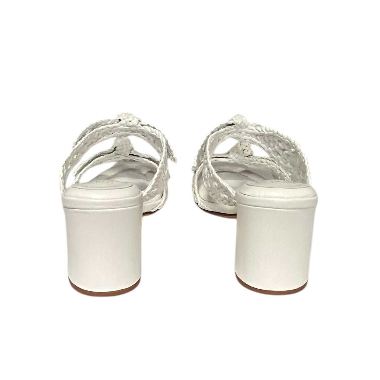ALEXANDRE BIRMAN Clarita Braided Sandal White | Size 38