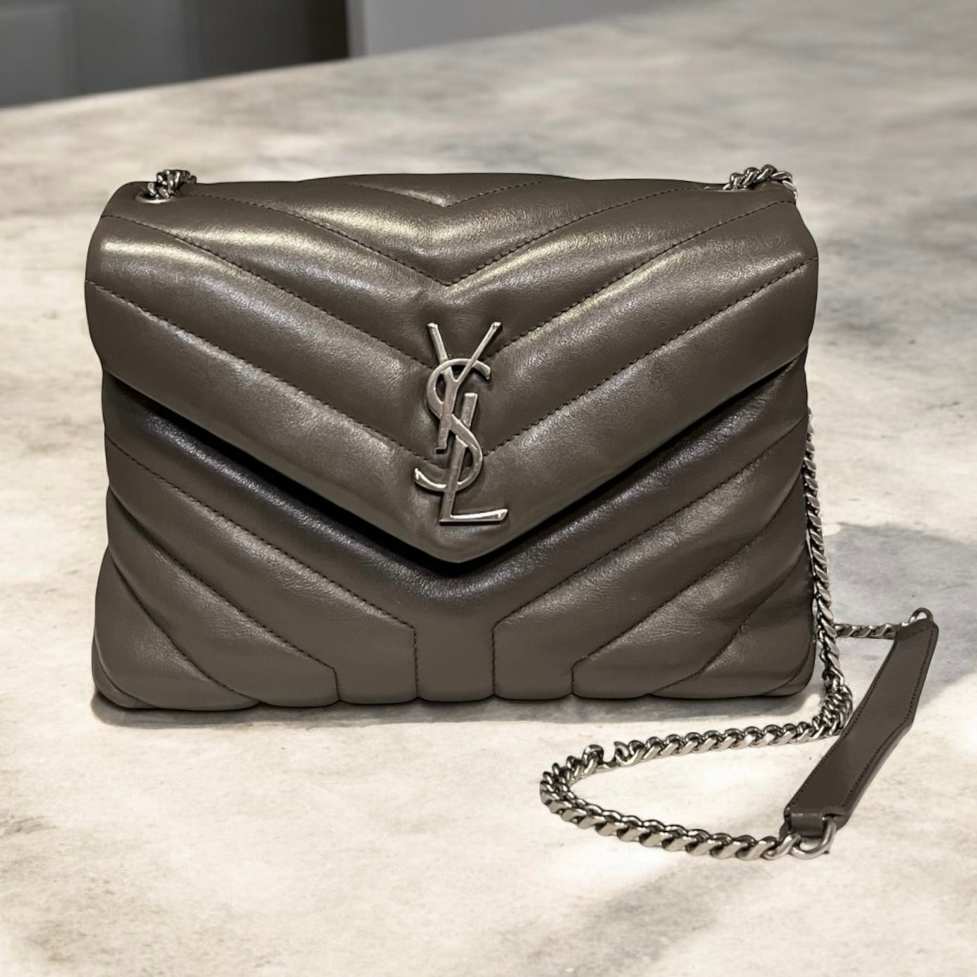 SAINT LAURENT Lou Lou Chain Satchel