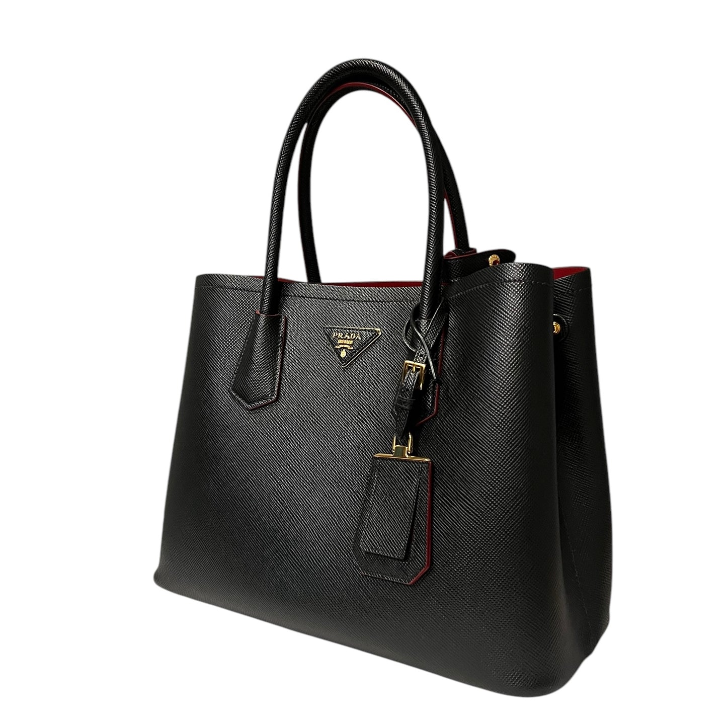 PRADA Saffiano Double Tote | Large