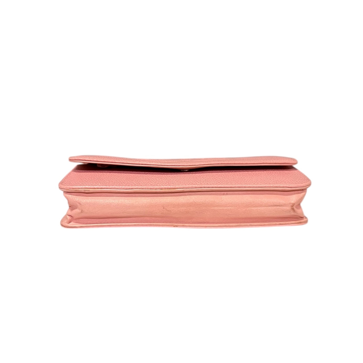 CHANEL Timeless Wallet on Chain in Pink Caviar Leather