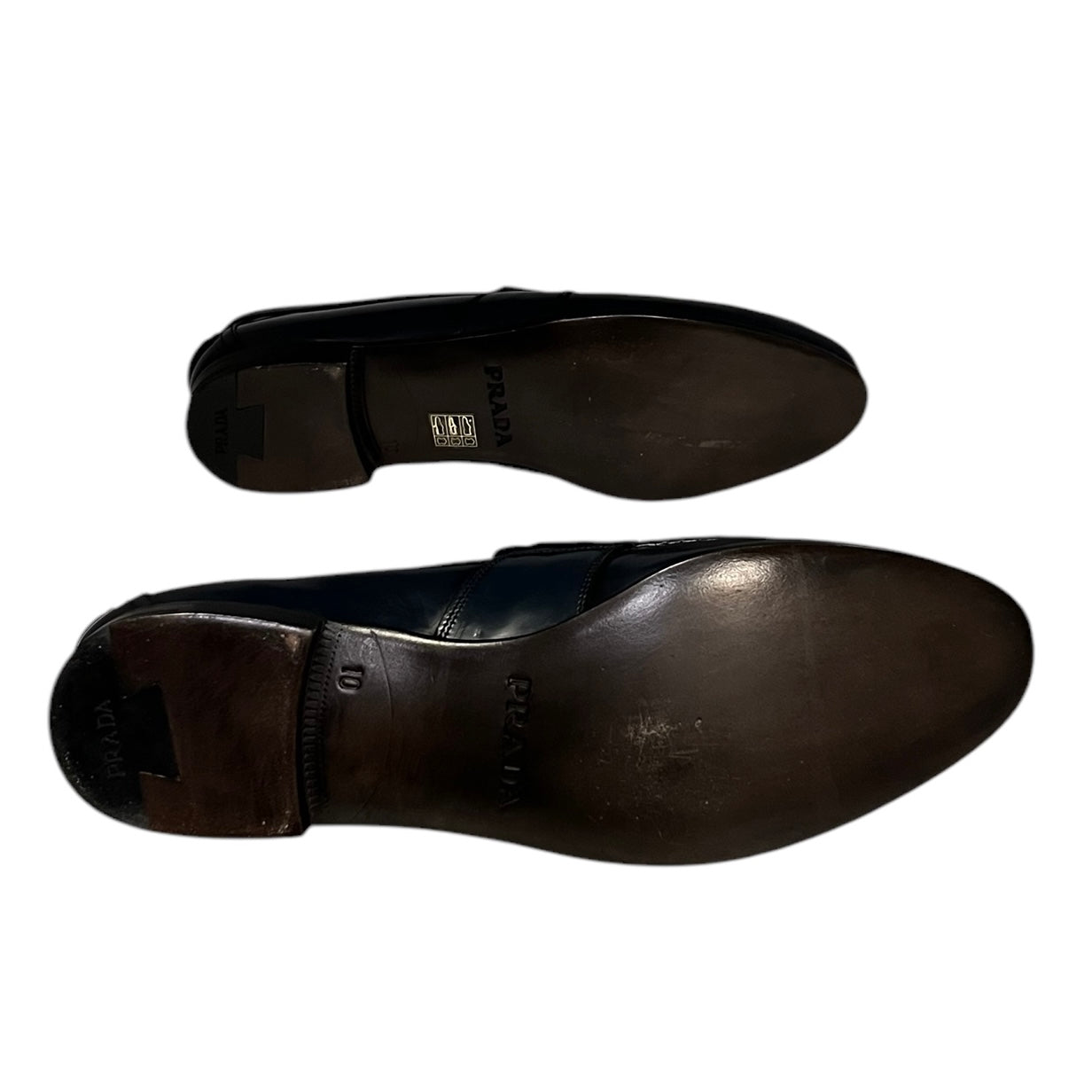 PRADA High Polish Loafers in Blue | 10