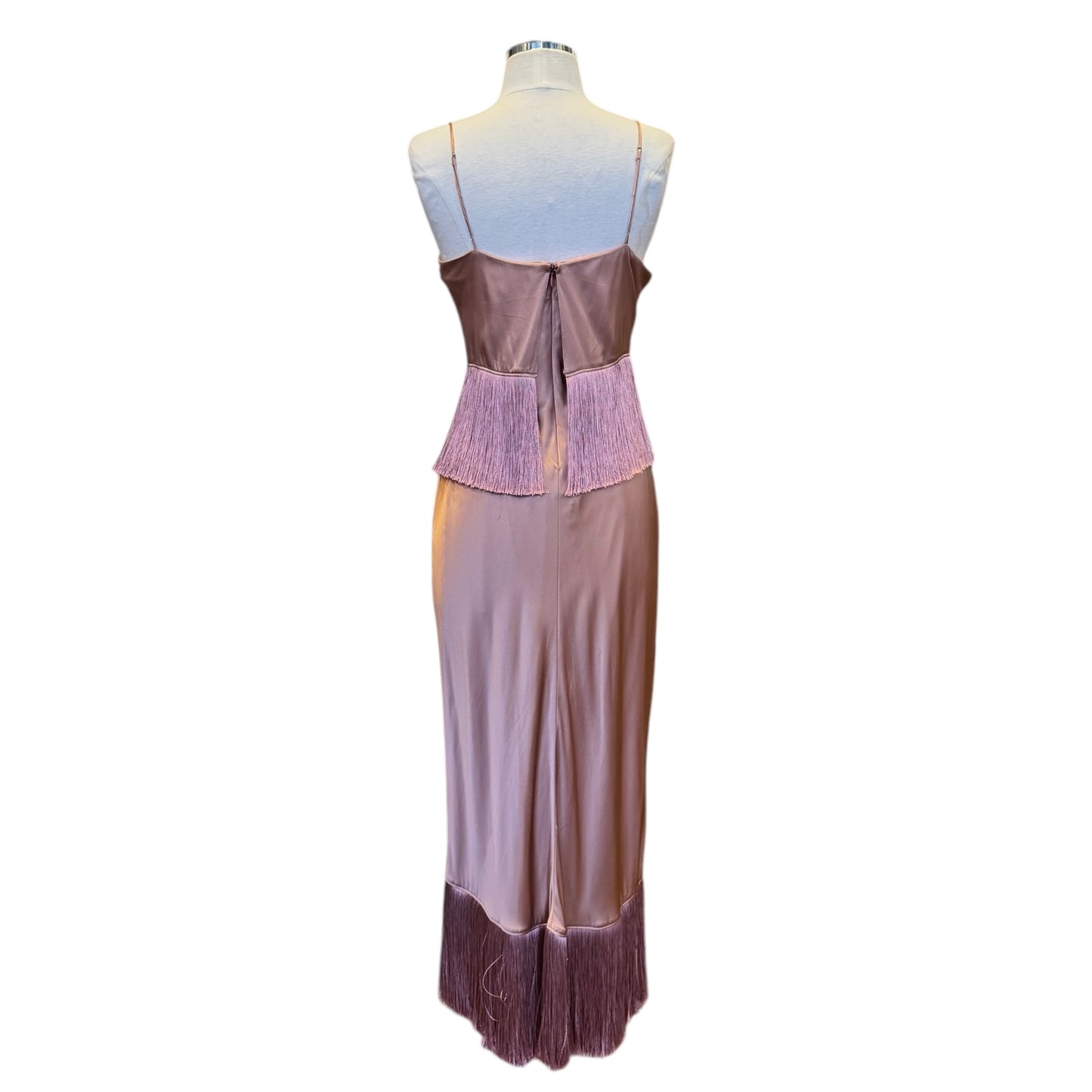 CINQ A SEPT Fringe Silk Dress | Size 6