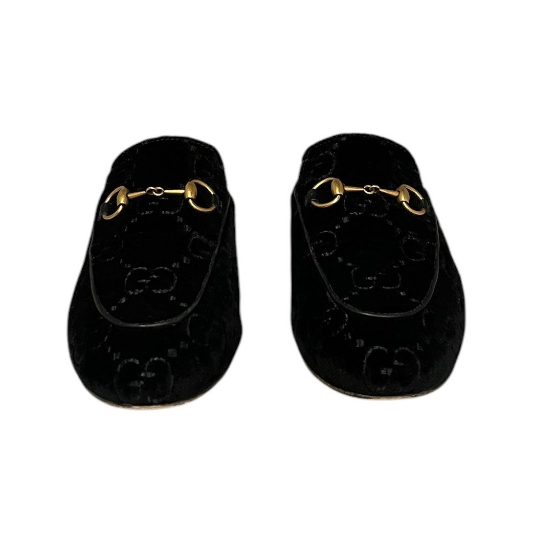 GUCCI Princetown GG Velvet Mules | Size 37.5