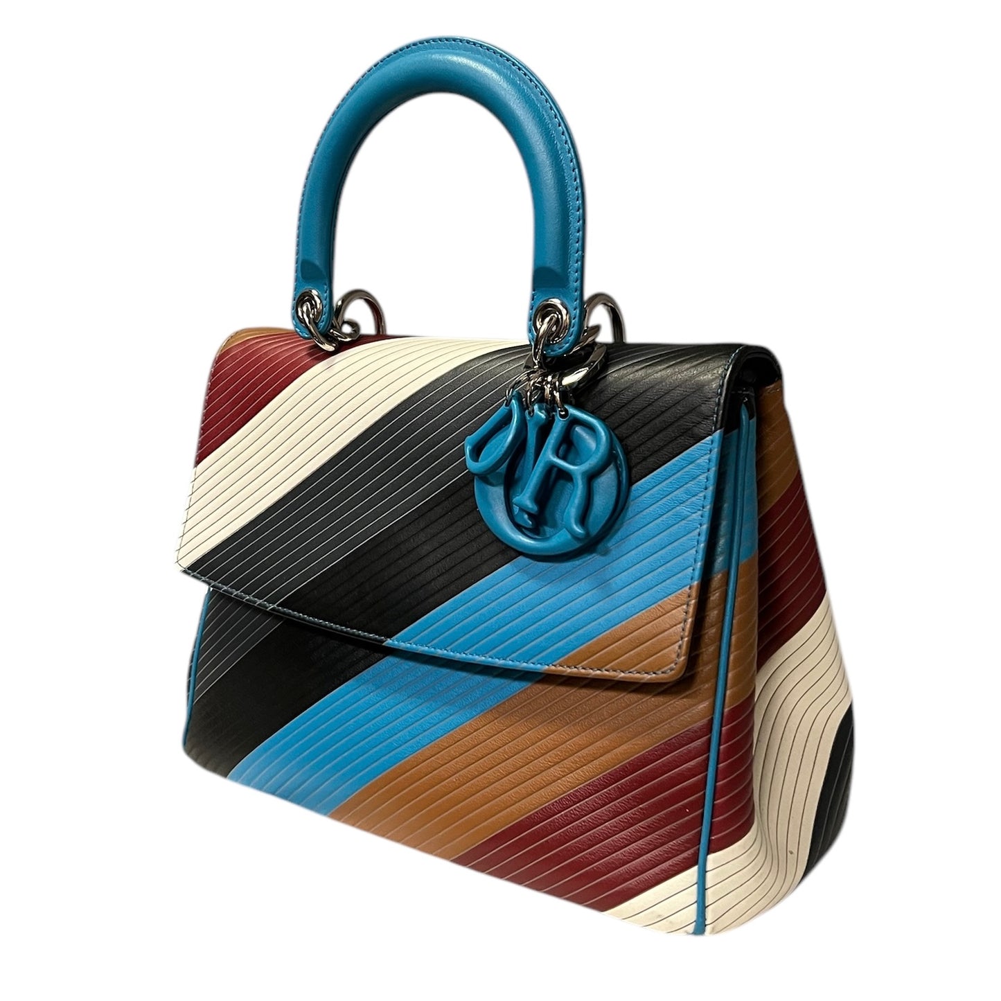 DIOR Be Dior Pleated Top Handle Handbag