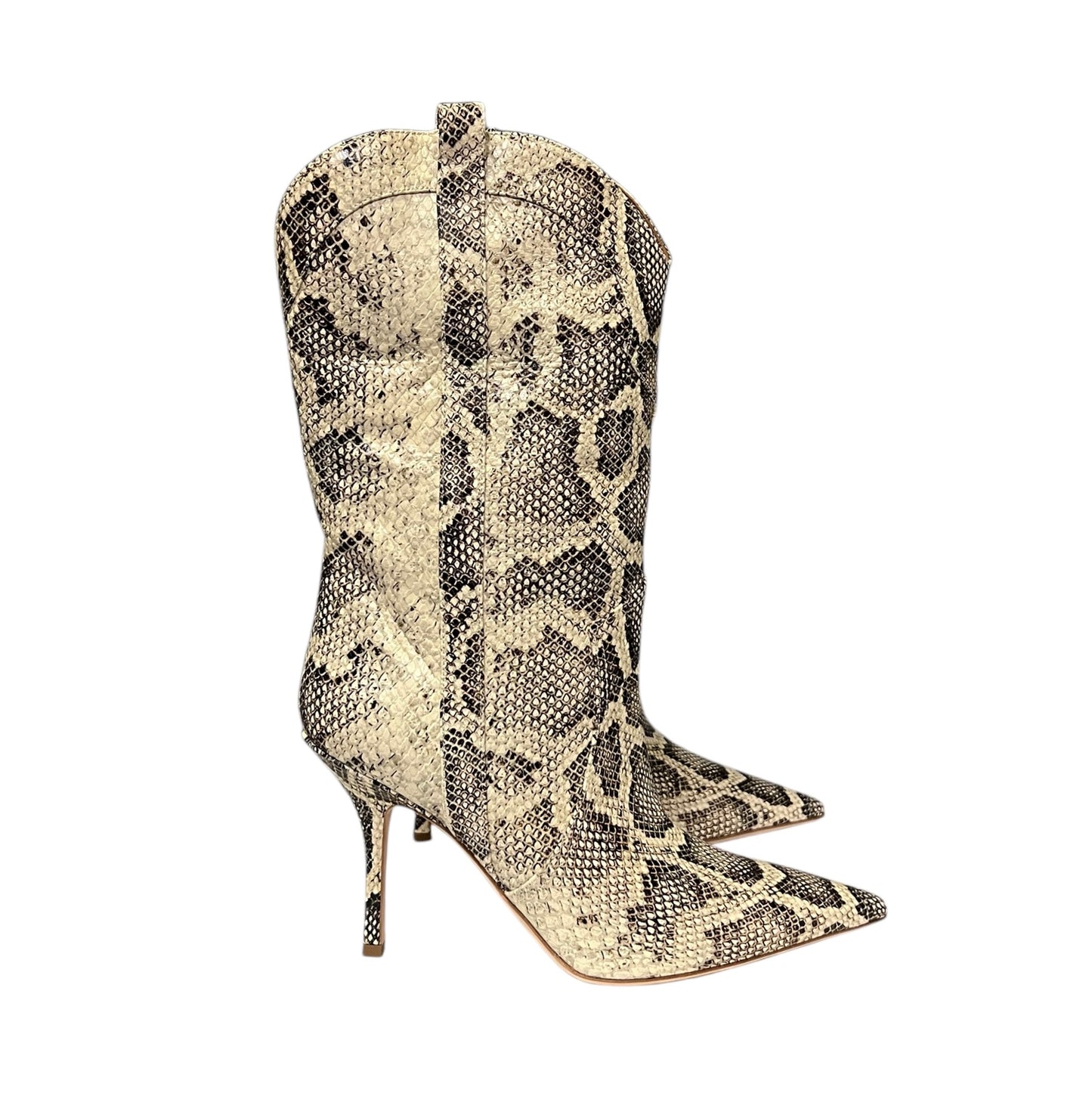 PARIS TEXAS Python Print Boots | Size 41