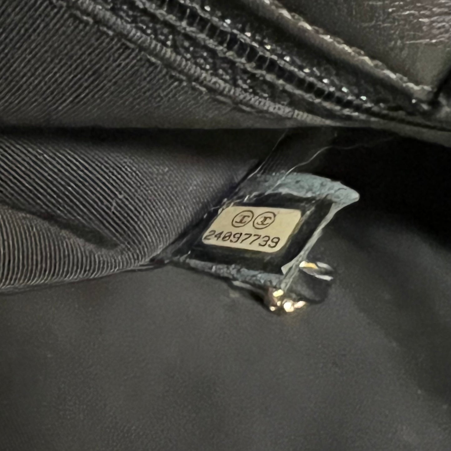 CHANEL Quilted Large Shopping Tote in Black
