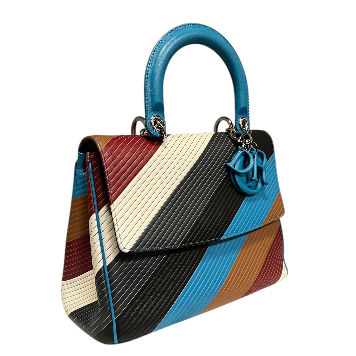 DIOR Be Dior Pleated Top Handle Handbag